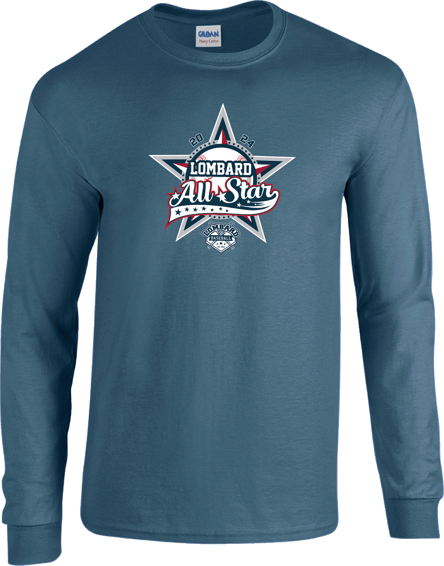 Long Sleeves - 2024 Lombard Baseball League's 71st Anniversary All Star Event