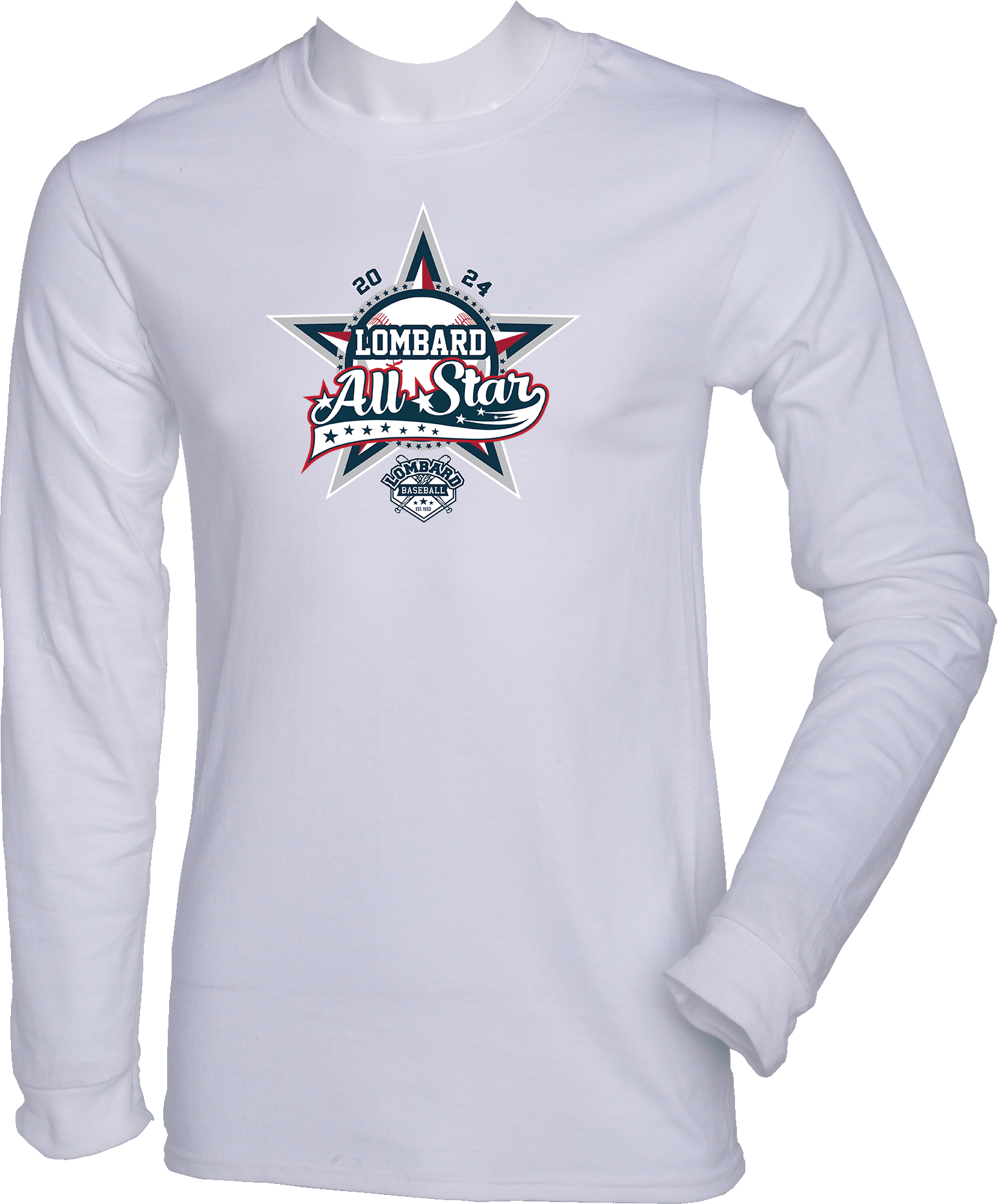 Long Sleeves - 2024 Lombard Baseball League's 71st Anniversary All Star Event