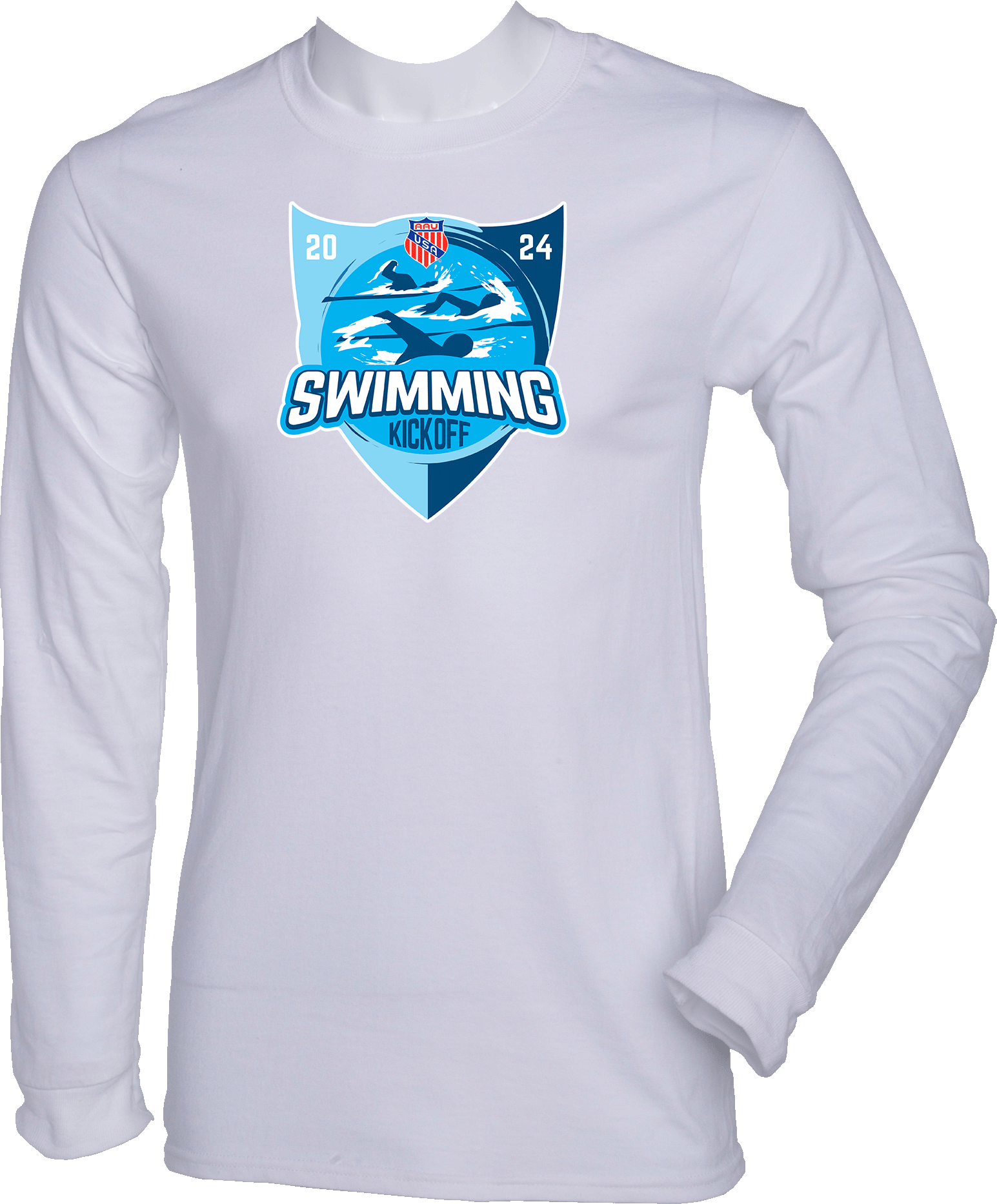 Long Sleeves - 2024 AAU Swimming Kick Off