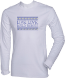Long Sleeves - Live Love Build Robots Dark