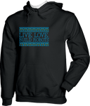 Hoodies - Live Love Build Robots Blue