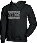 Hoodies - Live Love Build Robots White