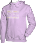 Hoodies - Live Love Build Robots White