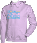 Hoodies - Live Love Build Robots Blue