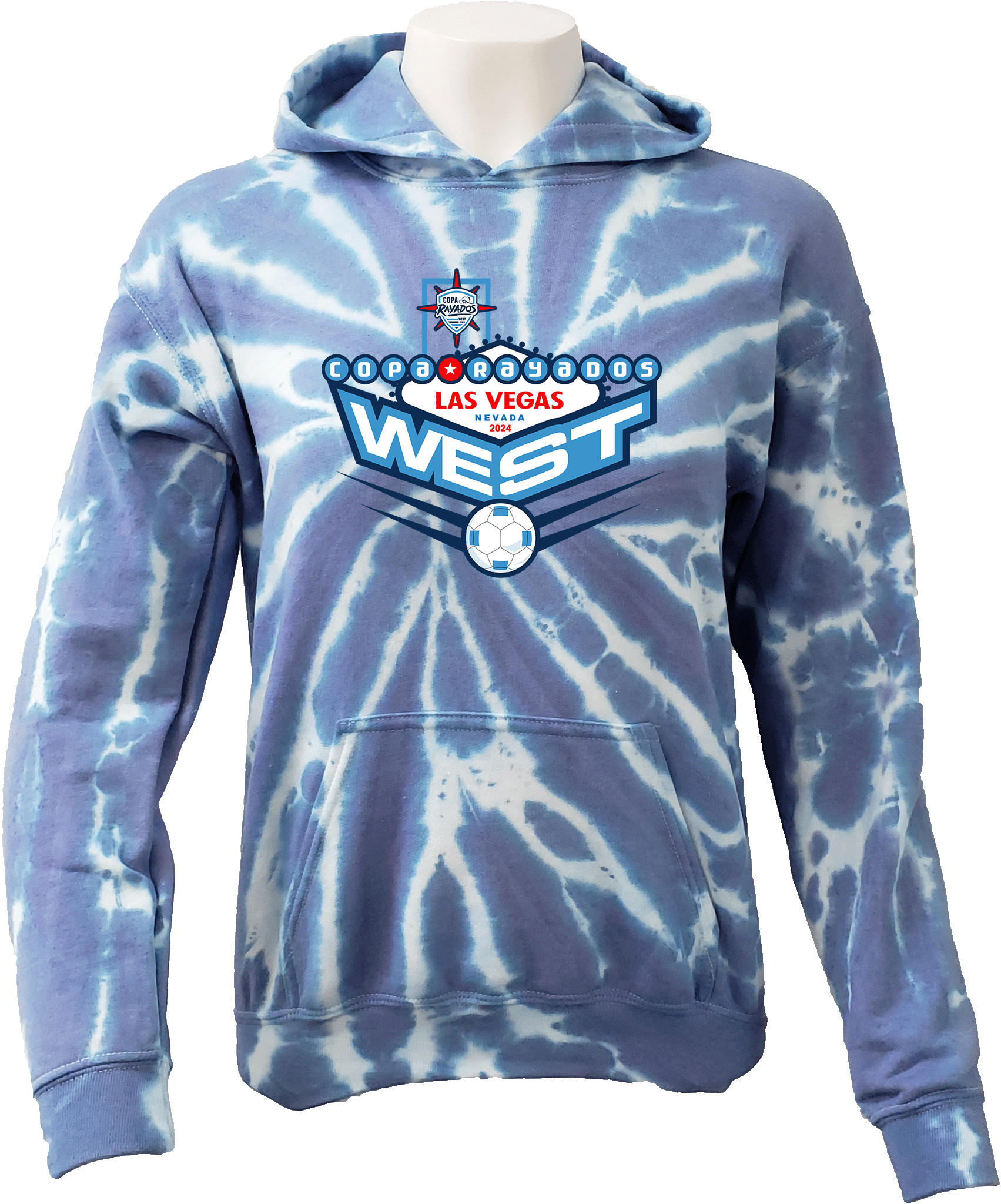 Tie-Dye Hoodies - 2024 Copa Rayados West