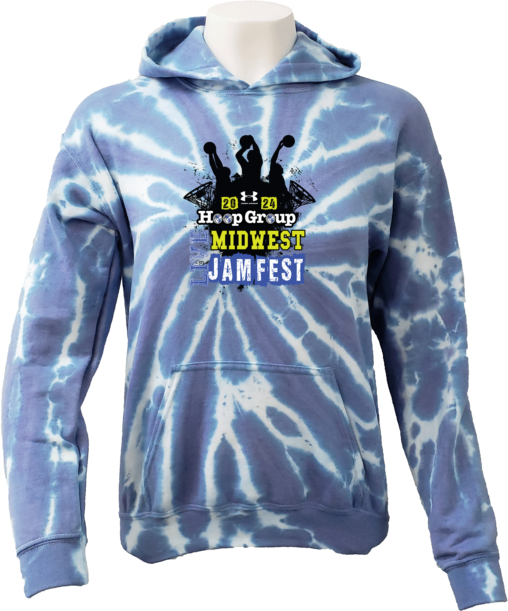 Tie-Dye Hoodies - 2024 Live Midwest Jam Fest