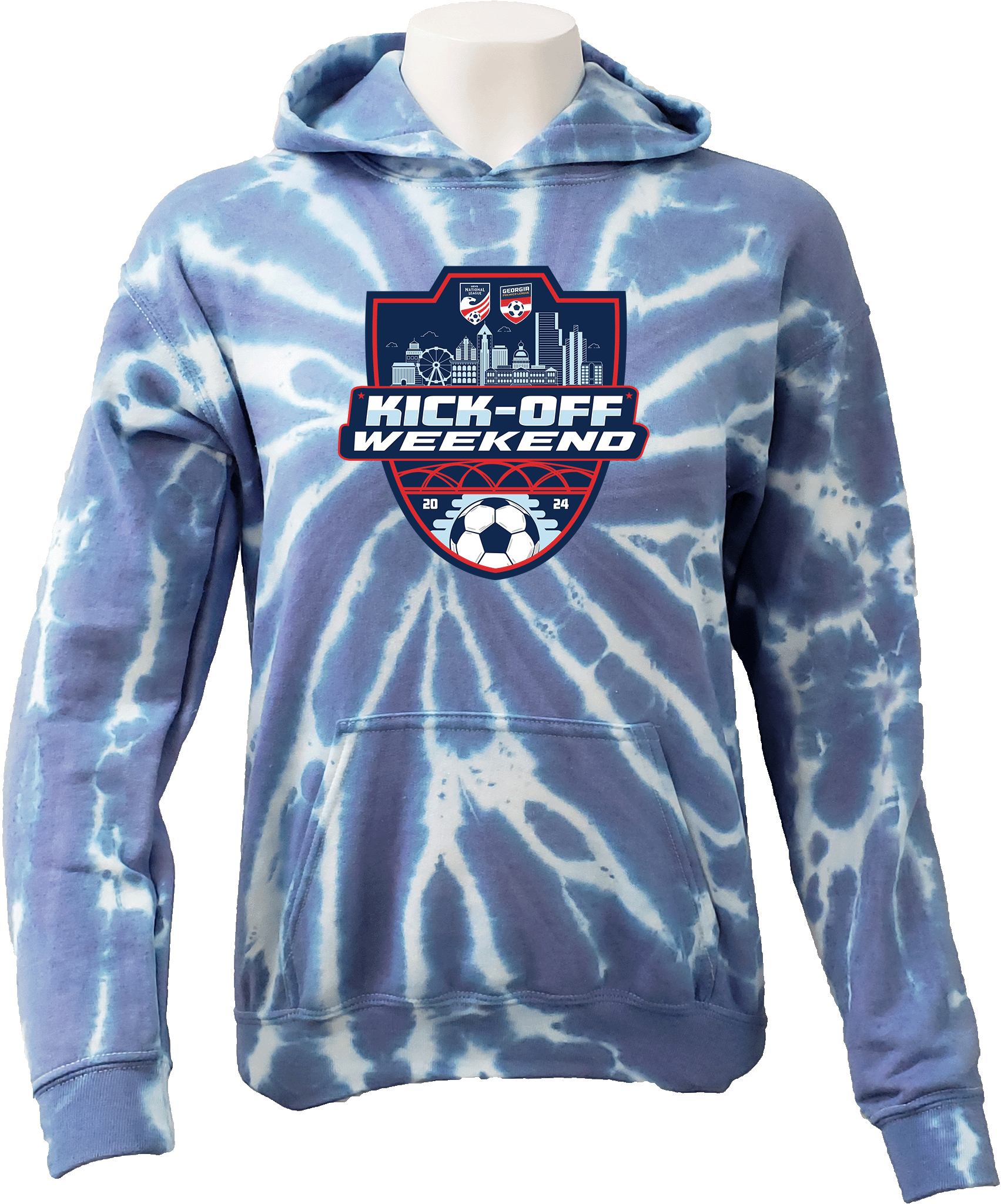 Tie-Dye Hoodies - 2024 Kick-Off Weekend