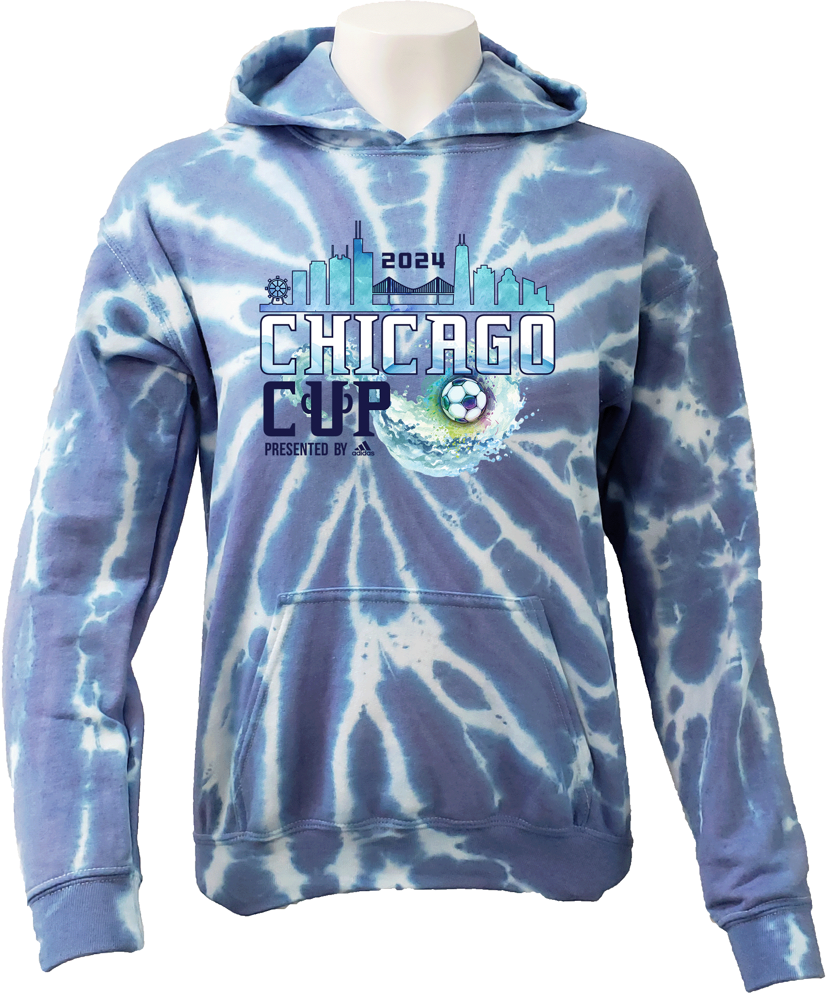 Tie-Dye Hoodies - 2024 Chicago Cup