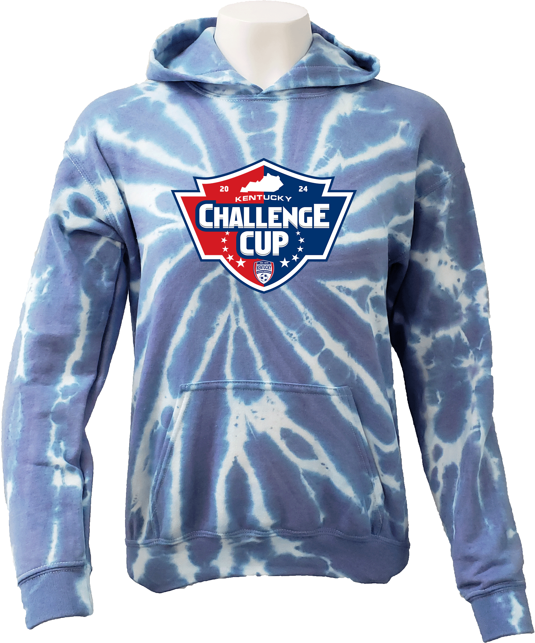 Tie-Dye Hoodies - 2024 USYS KY Challenge Cup