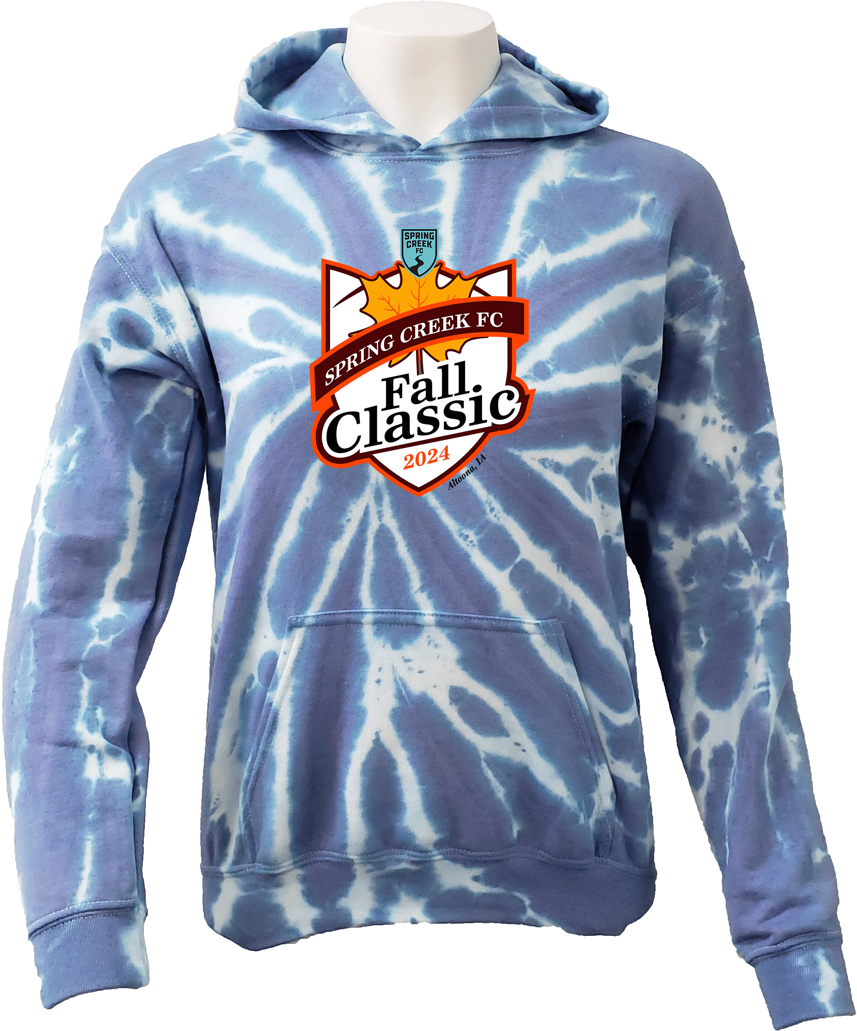 Tie-Dye Hoodies - 2024 Spring Creek FC Fall Classic