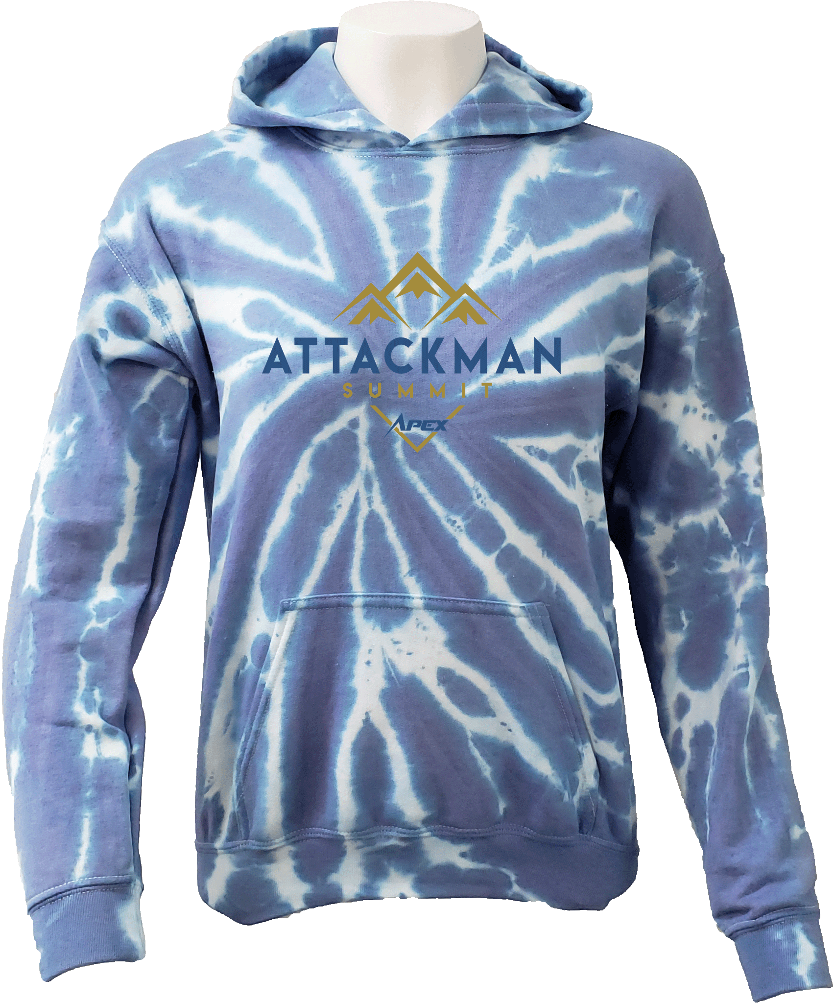 Tie-Dye Hoodies - 2024 Faceoff Factory Summit - ATTACKMAN