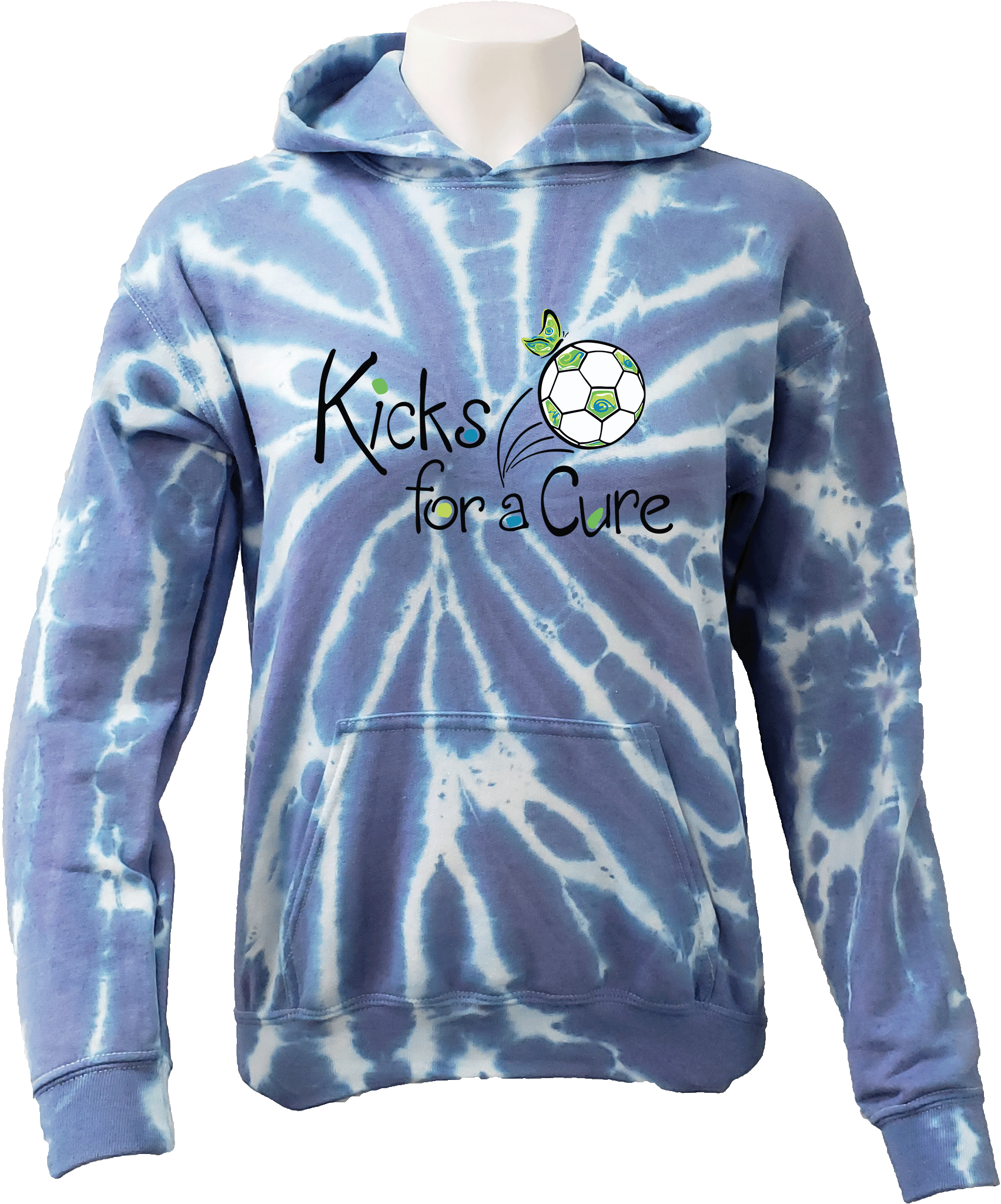 Tie-Dye Hoodies - 2024 Kicks For A Cure