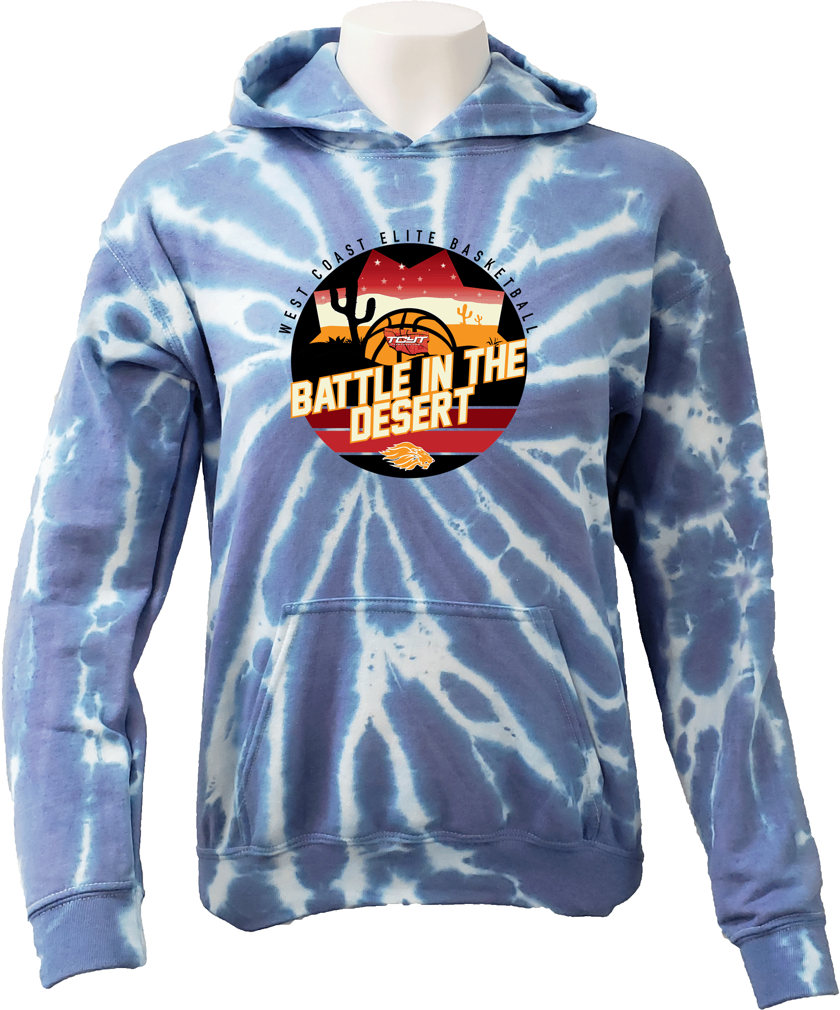 Tie-Dye Hoodies - 2024 Battle In The Desert