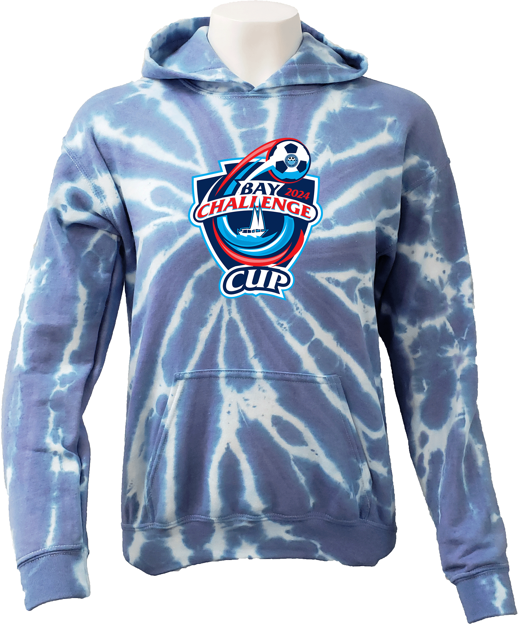 Tie-Dye Hoodies - 2024 Bay Challenge Cup