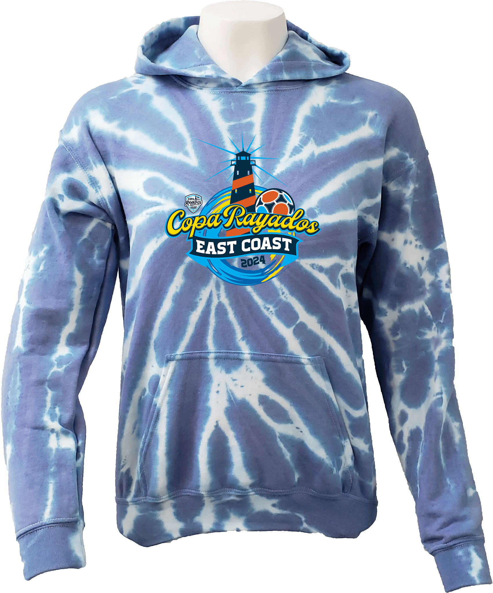 Tie-Dye Hoodies - 2024 Copa Rayados East Coast