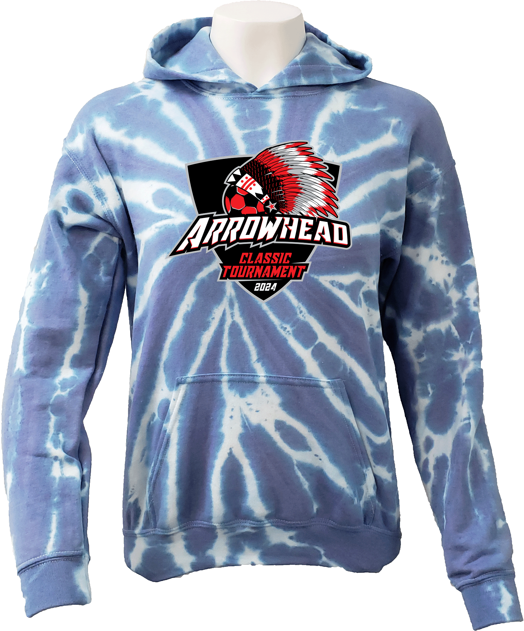 Tie-Dye Hoodies - 2024 Arrowhead Classic Tournament