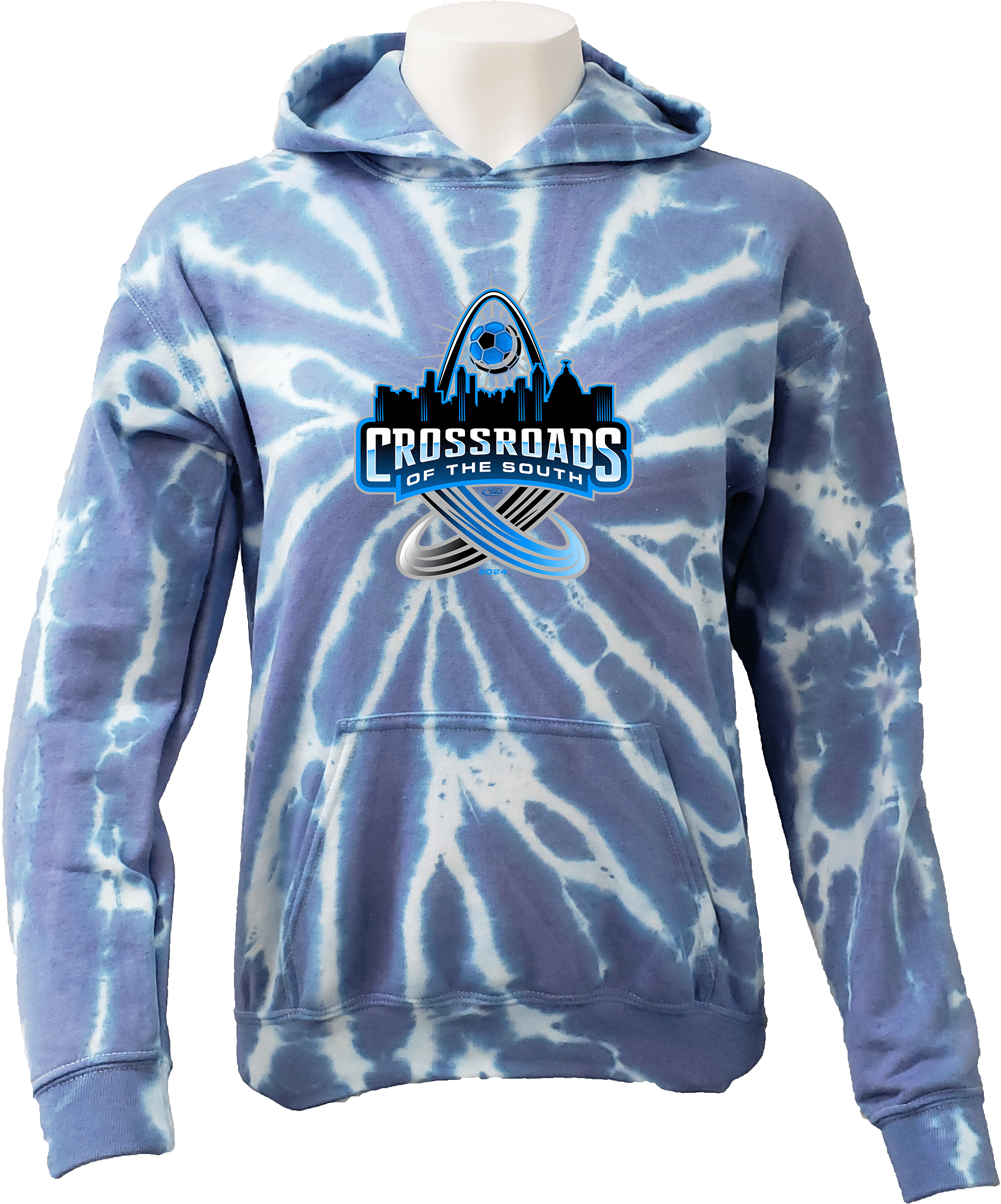 Tie-Dye Hoodies - 2024 Crossroads Of The South