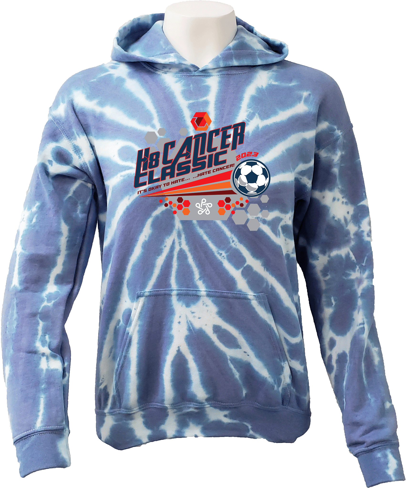 Tie-Dye Hoodies - 2024 H8 Cancer Classic