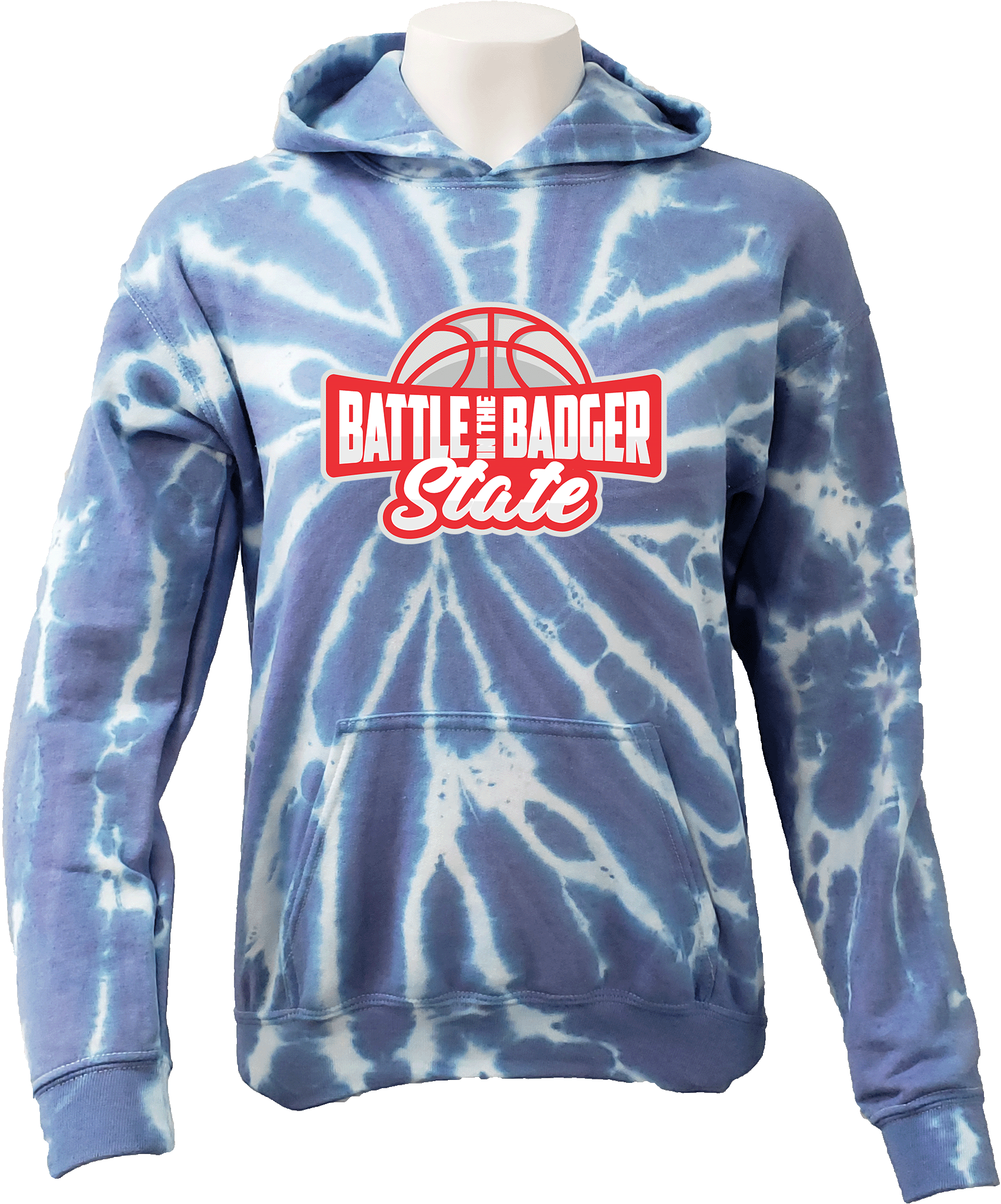 Tie-Dye Hoodies - 2024 Battle In The Badger State