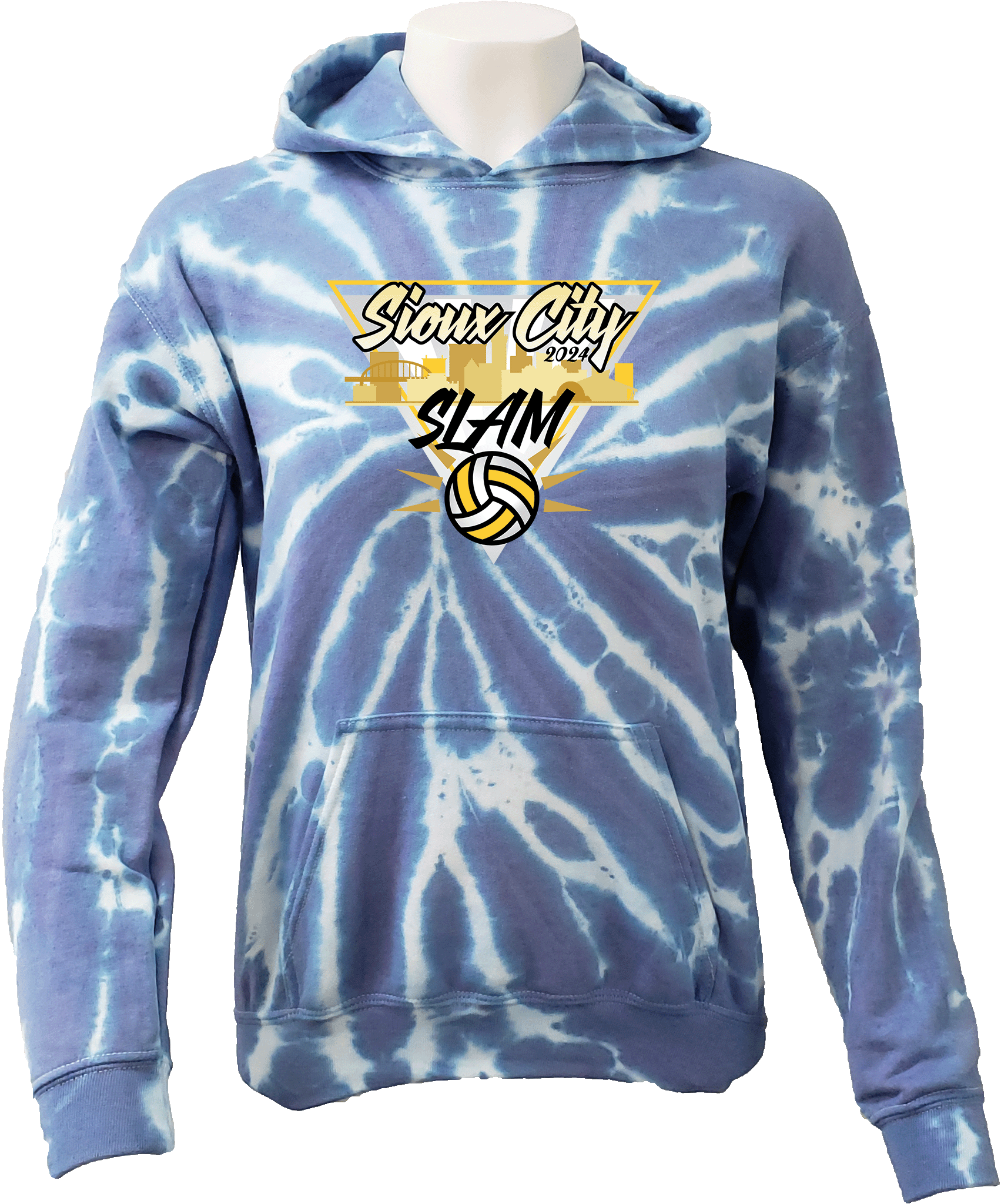 Tie-Dye Hoodies - 2024 Sioux City Slam