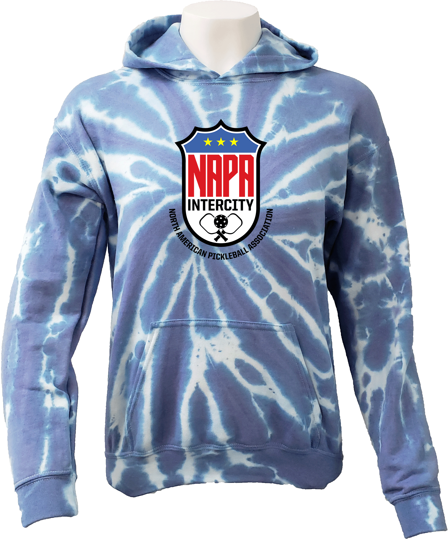 Tie-Dye Hoodies - 2024 35th Naba Intercity Basketball and Volleyball Tournament Pickleball