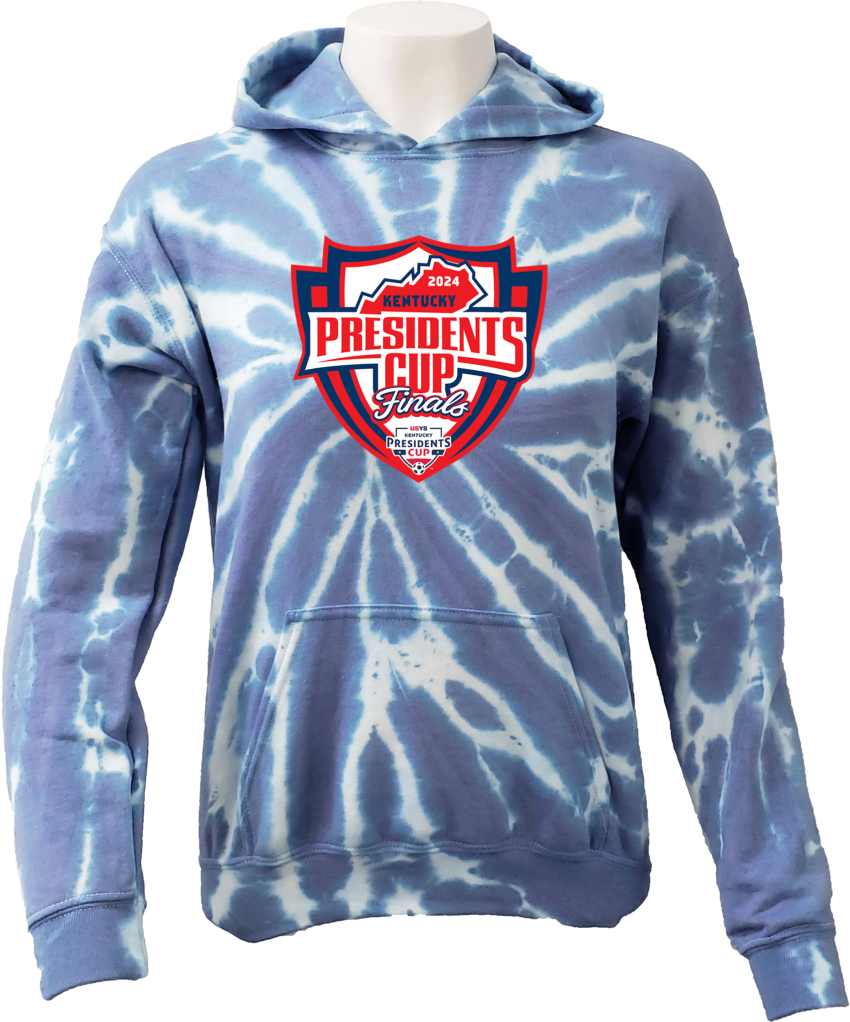 Tie-Dye Hoodies - 2024 USYS KY Presidents Cup Finals