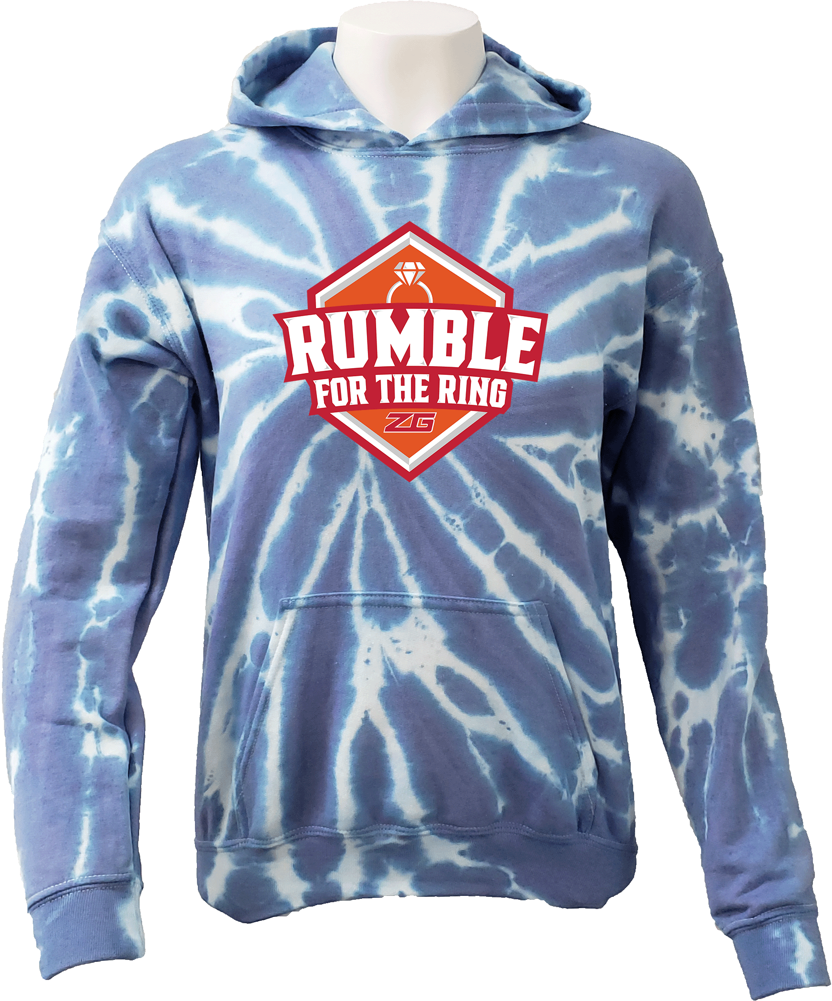 Tie-Dye Hoodies - 2024 Zero Gravity Rumble for the Ring (NY)