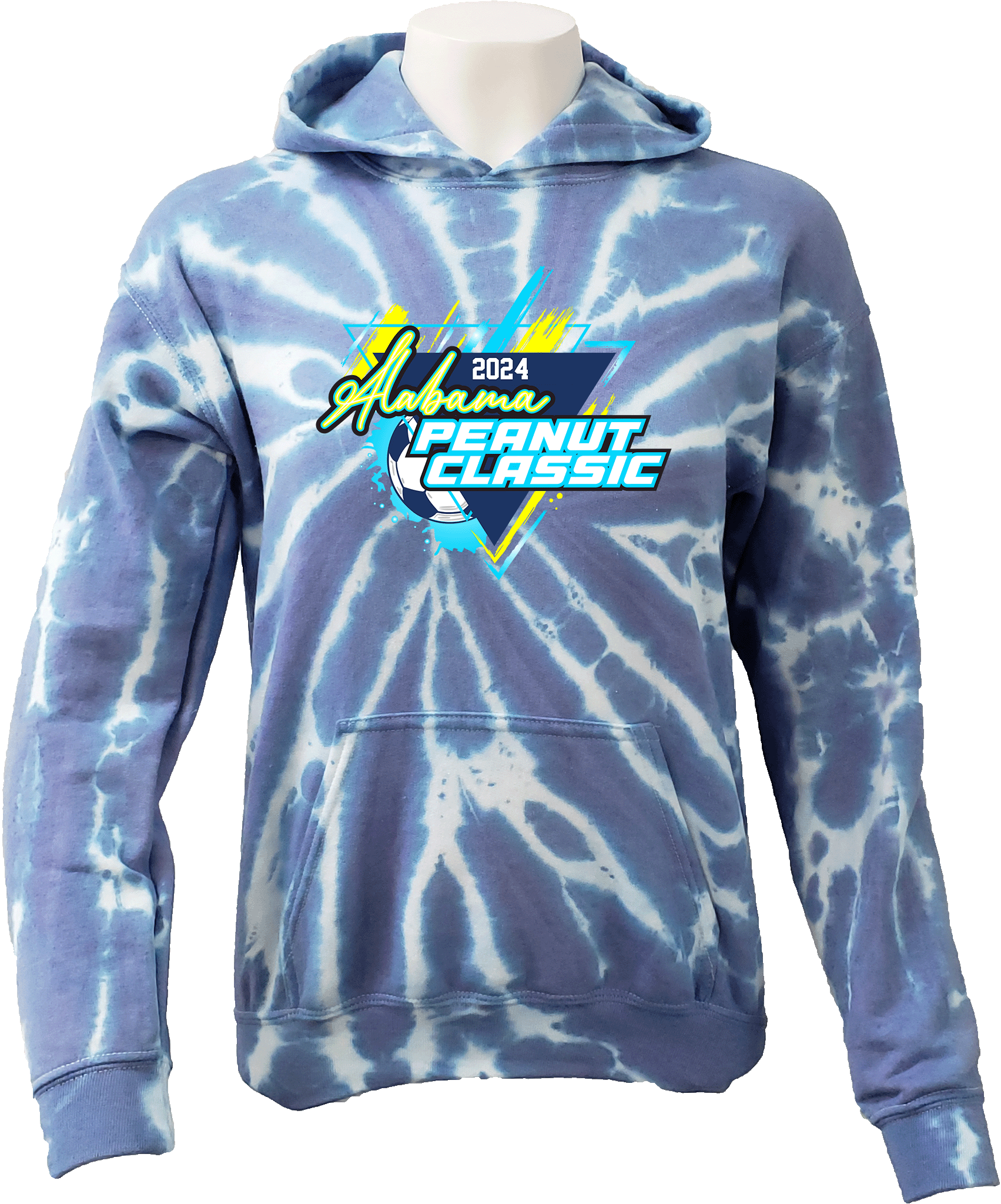 Tie-Dye Hoodies - 2024 Alabama Peanut Classic Fall