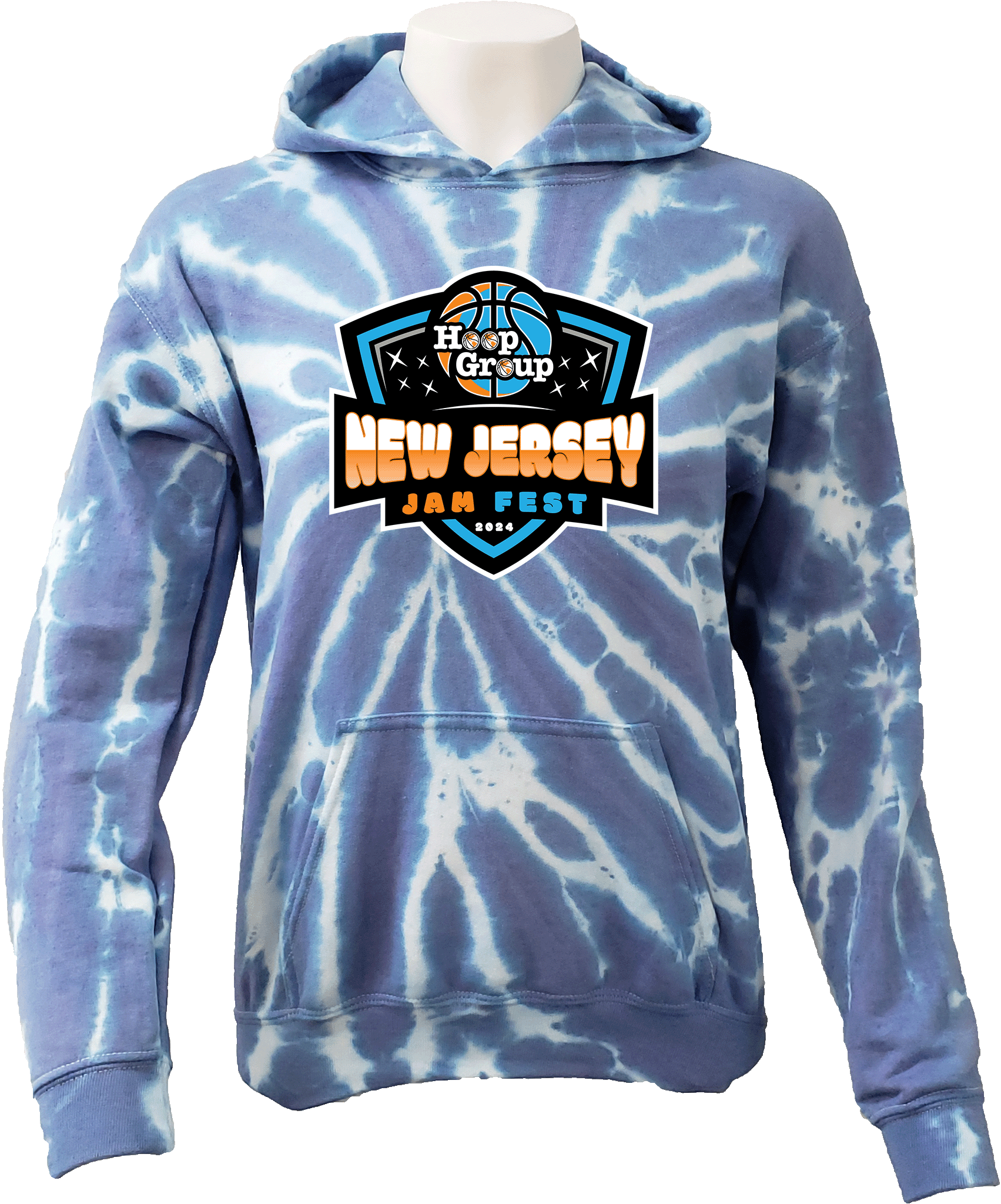 Tie-Dye Hoodies - 2024 Girls New Jersey Jam Fest