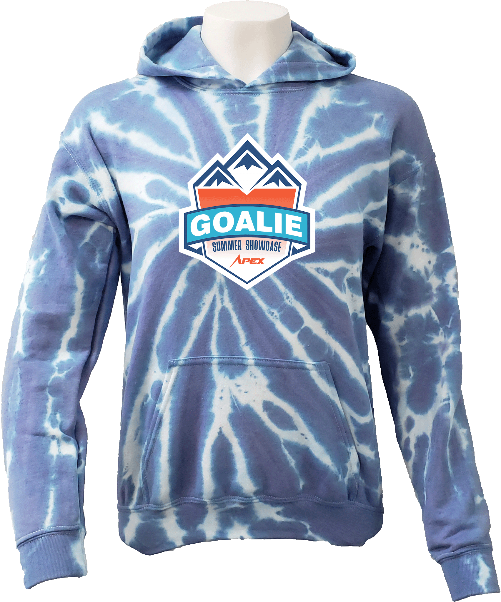 Tie-Dye Hoodies - 2024 Apex Summer Goalie Showcase