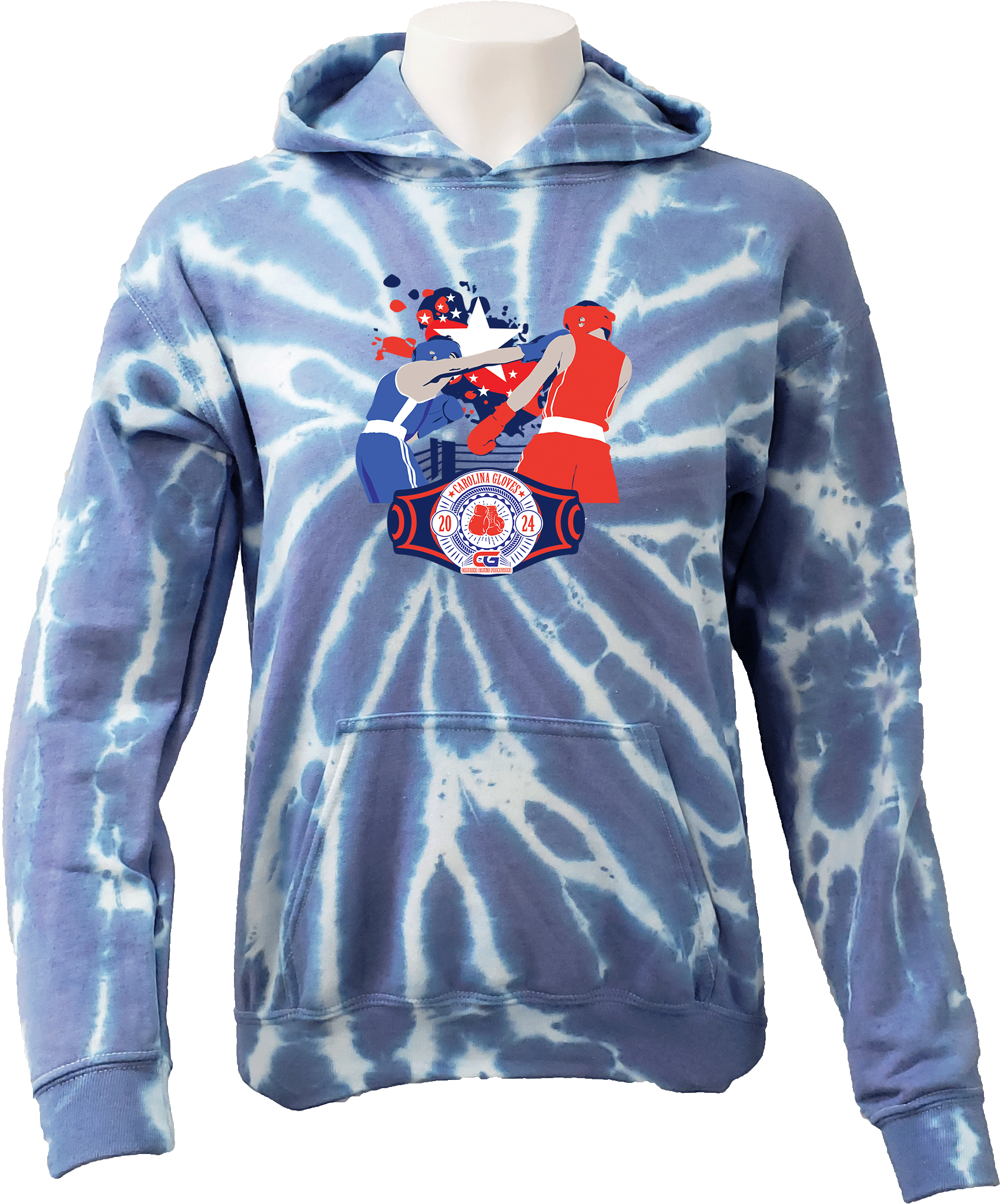 Tie-Dye Hoodies - 2024 Carolina Gloves