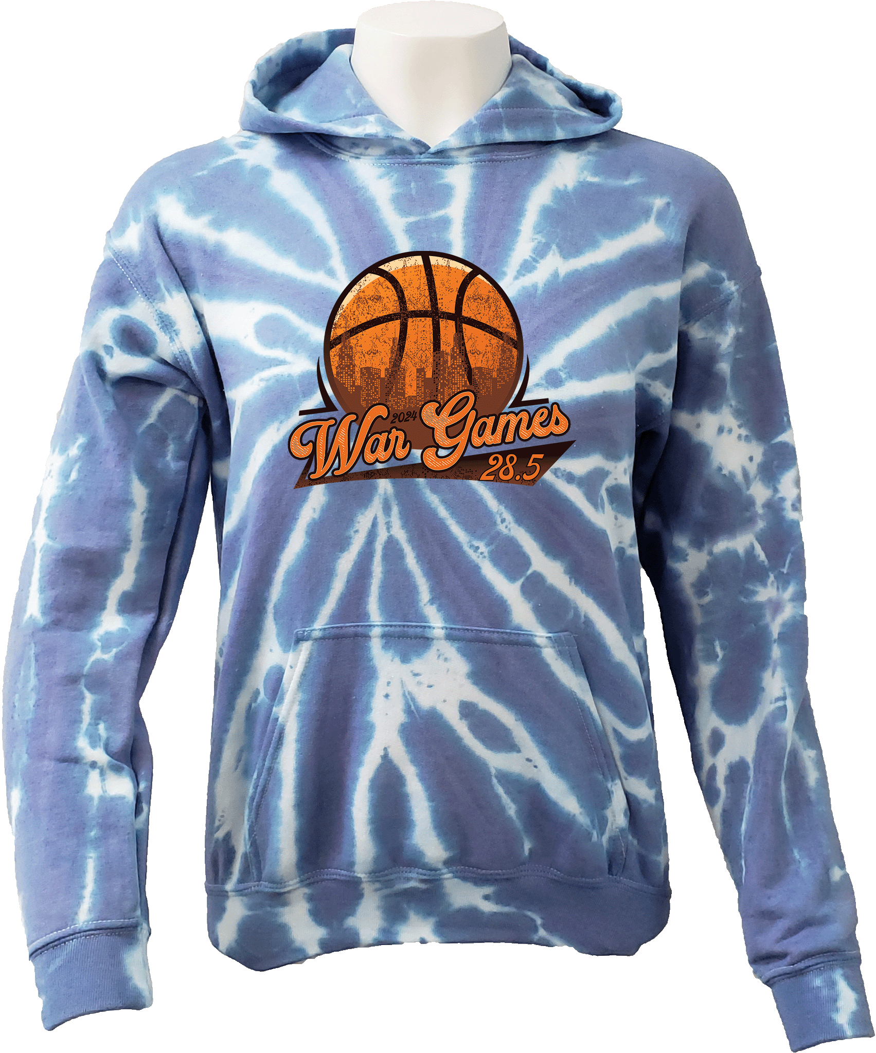 Tie-Dye Hoodies - 2024 War Games 28.5