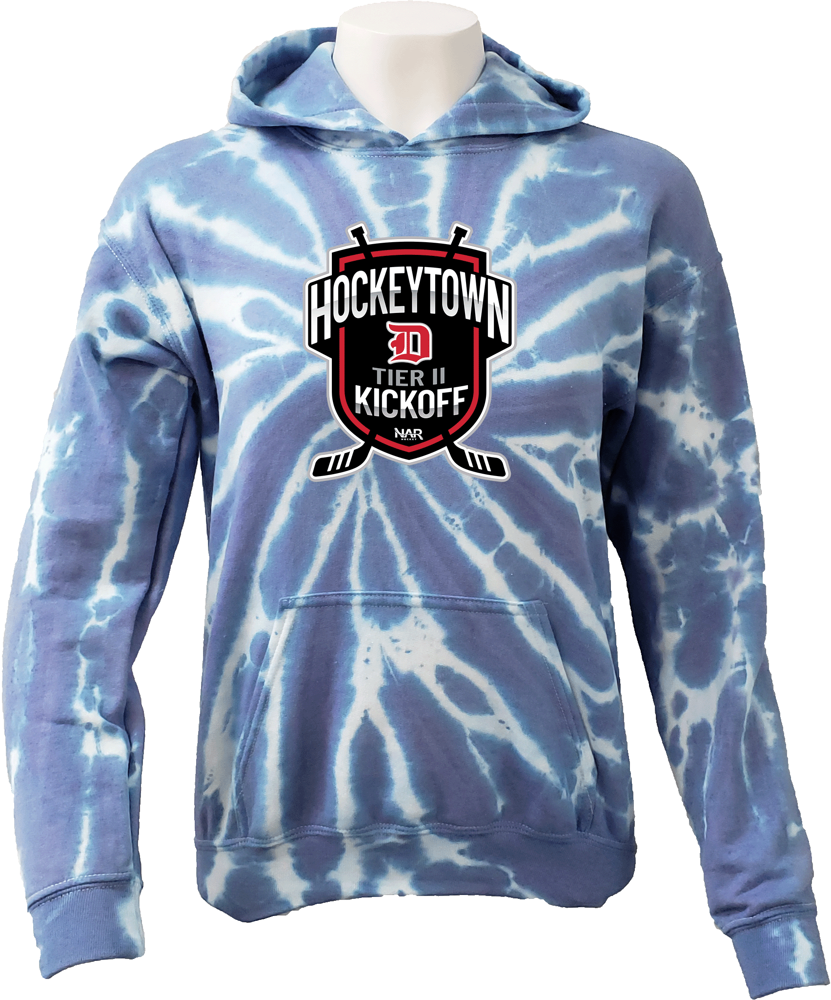 Tie-Dye Hoodies - 2024 HockeyTown Tier II Fall Kick-Off