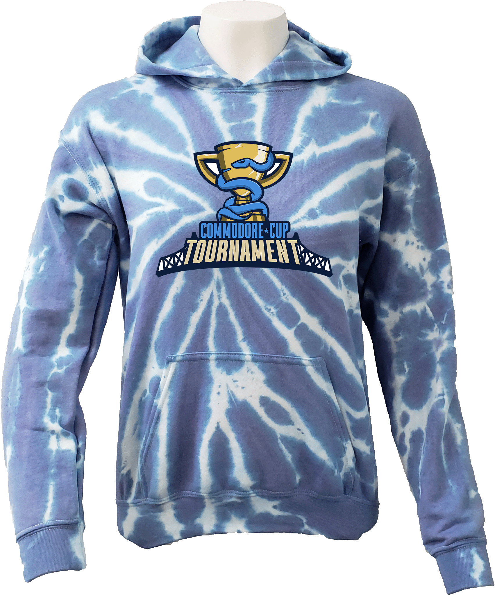 Tie-Dye Hoodies - 2024 Commodore Cup