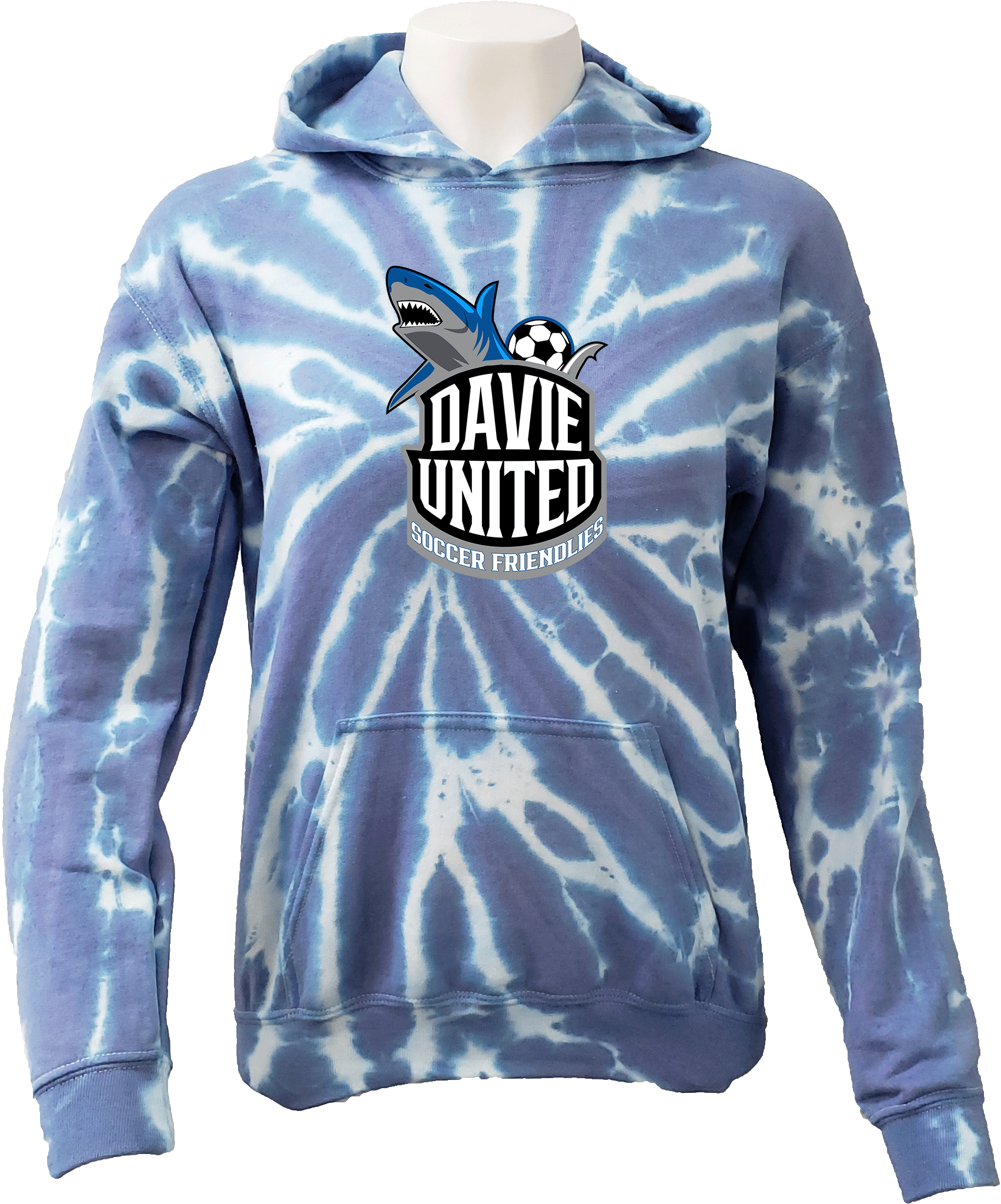 Tie-Dye Hoodies - 2024 Davie United Soccer Friendlies