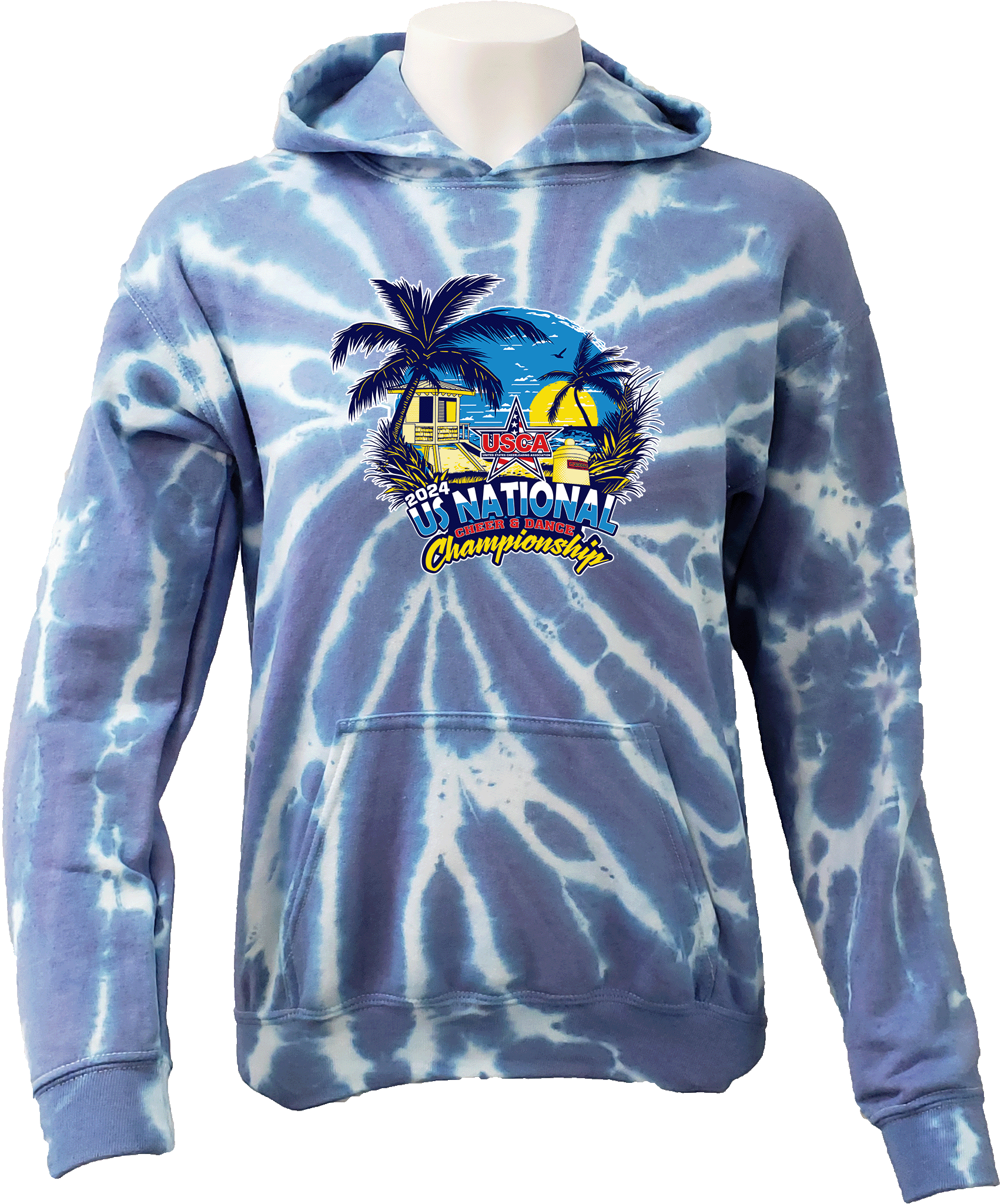 Tie-Dye Hoodies - 2024 US National Cheer & Dance Championship