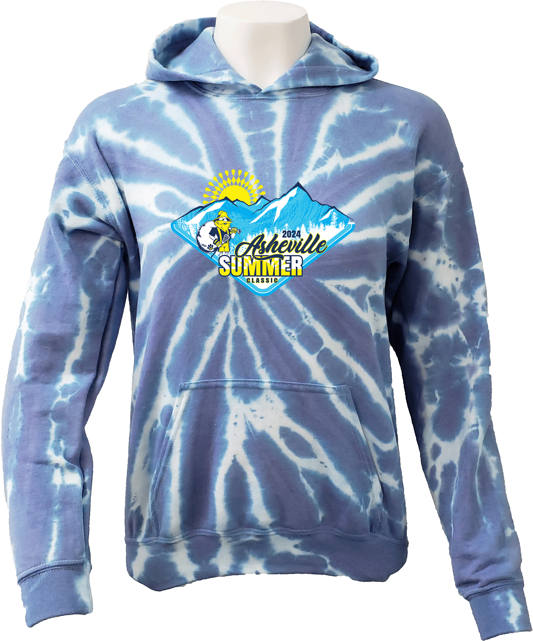 Tie-Dye Hoodies - 2024 Asheville Summer Classic