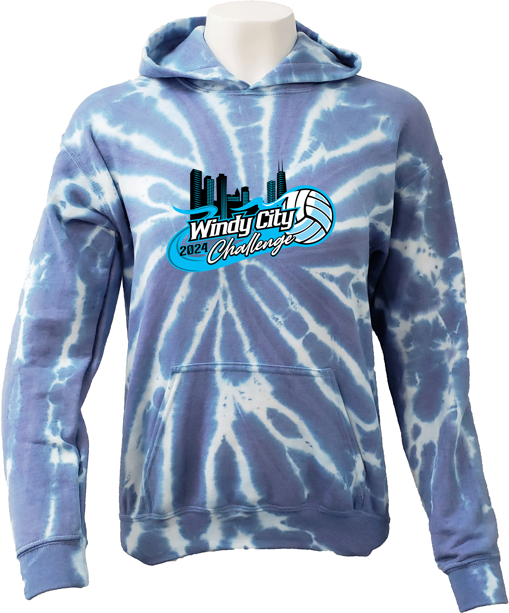 Tie-Dye Hoodies - 2024 Windy City Challenge