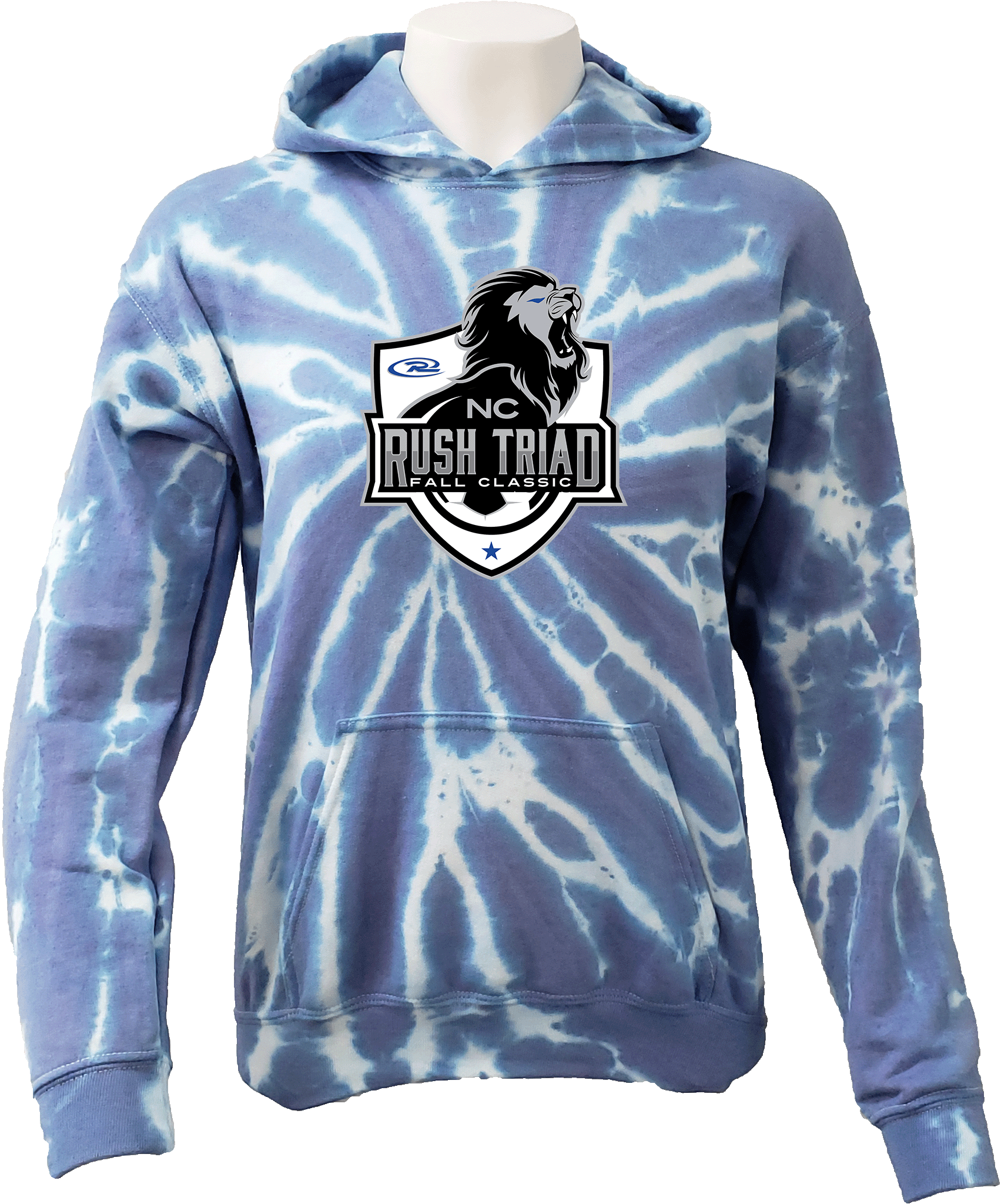 Tie-Dye Hoodies - 2024 NC Rush Triad Fall Classic