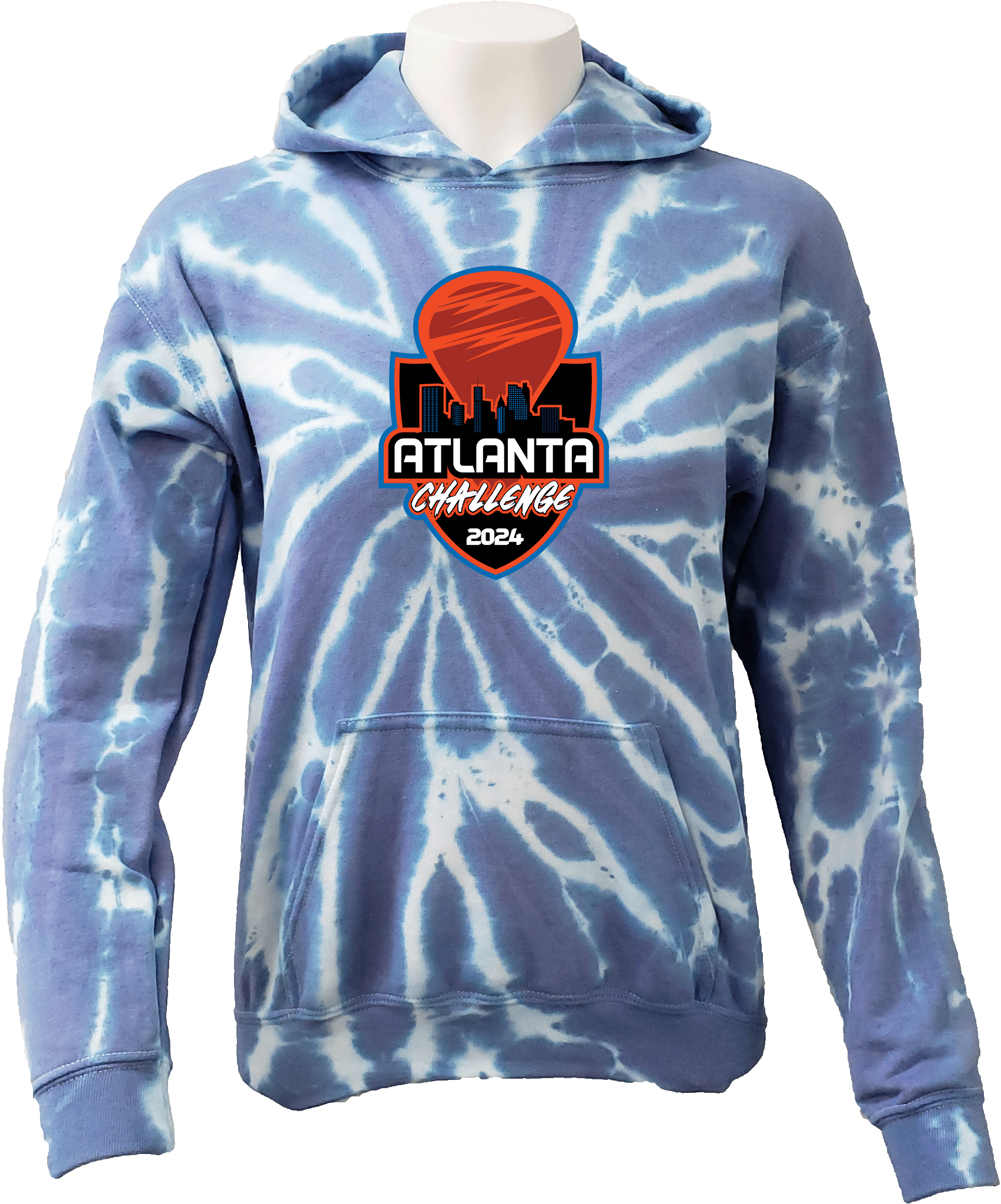 Tie-Dye Hoodies - 2024 Atlanta Challenge