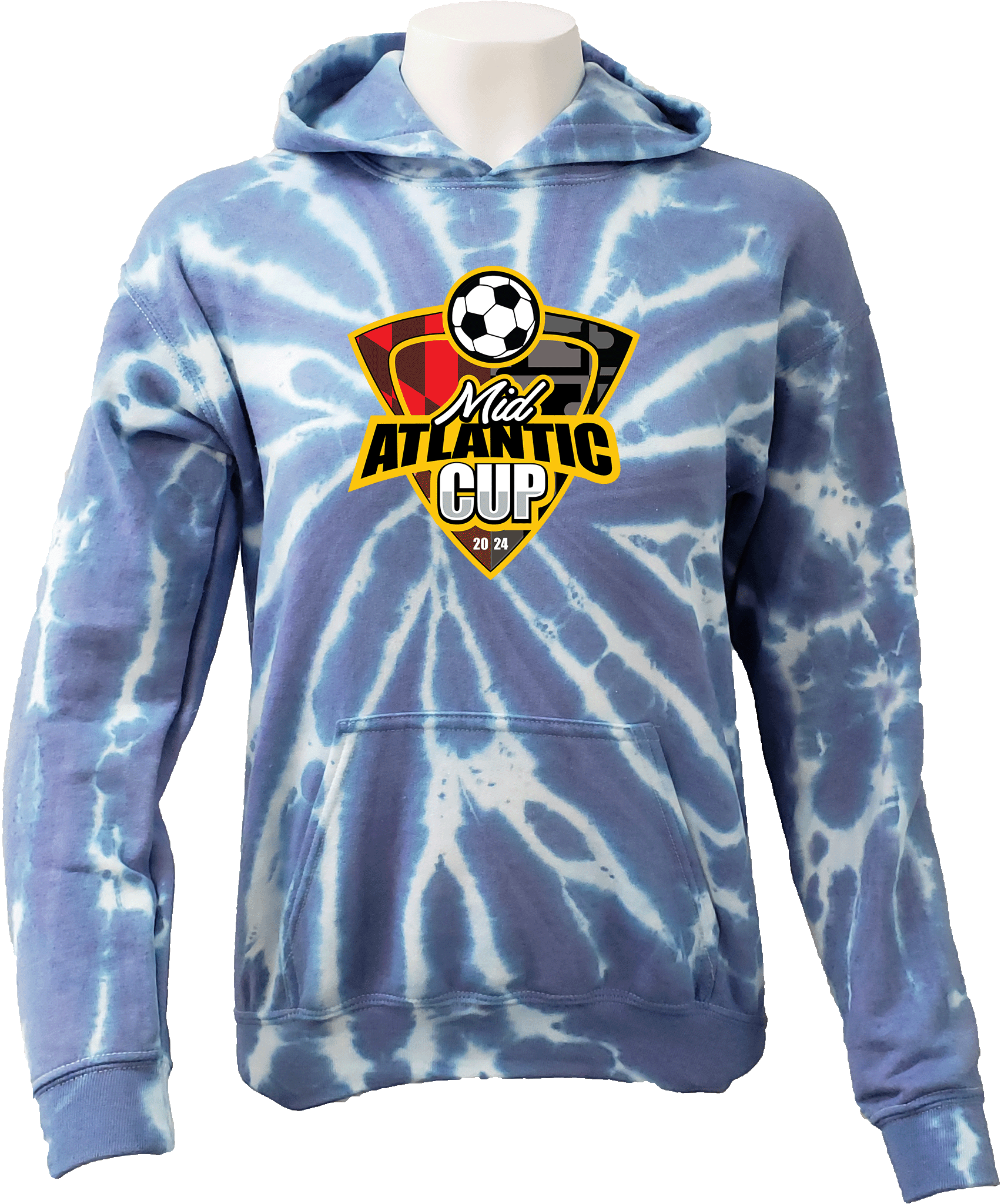 Tie-Dye Hoodies - 2024 Mid-Atlantic Cup