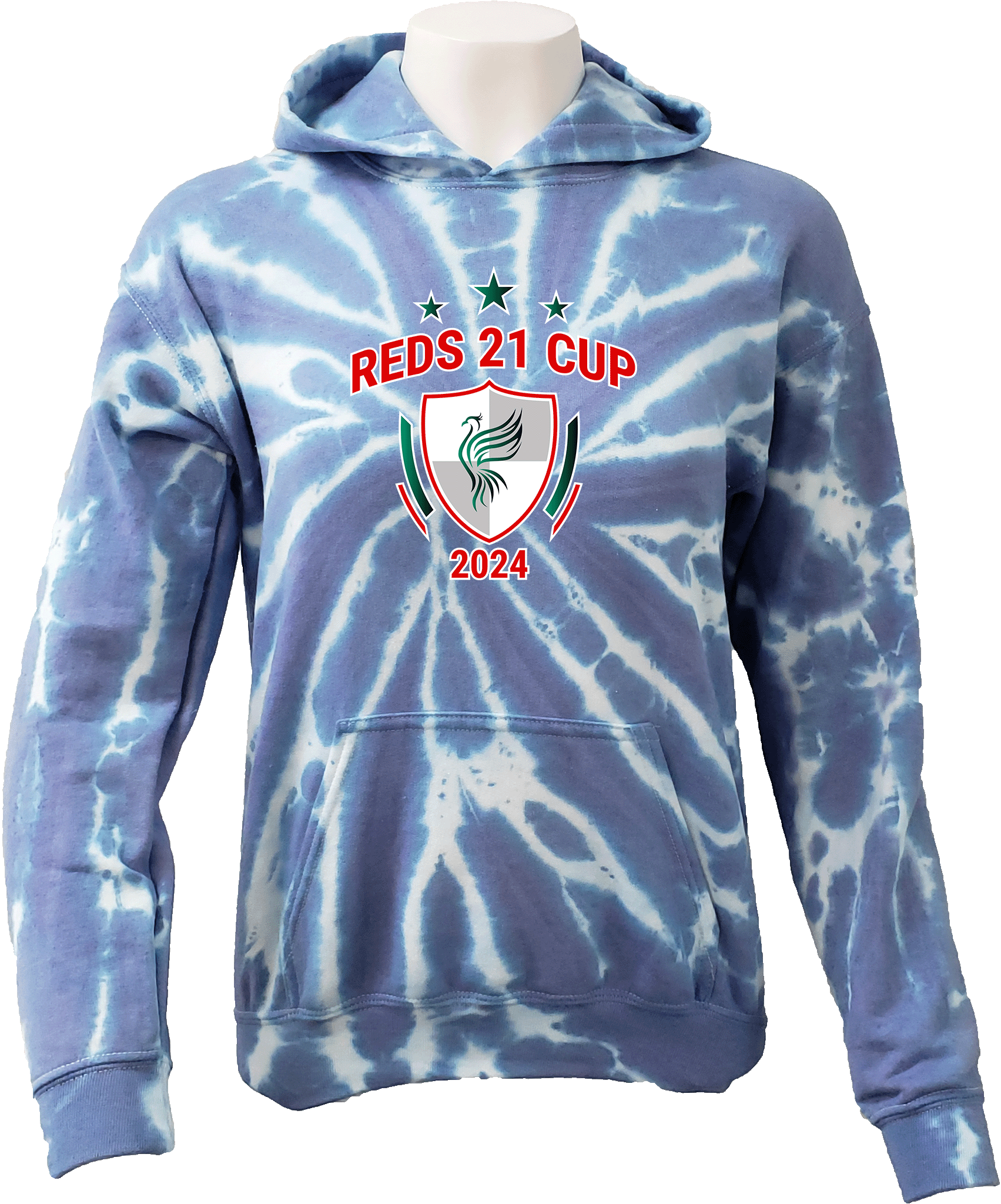 Tie-Dye Hoodies - 2024 Reds 21 Cup