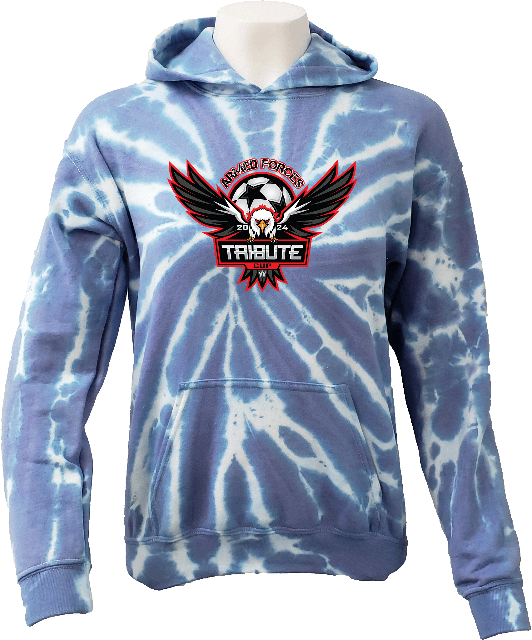 Tie-Dye Hoodies - 2024 Armed Forces Tribute Cup