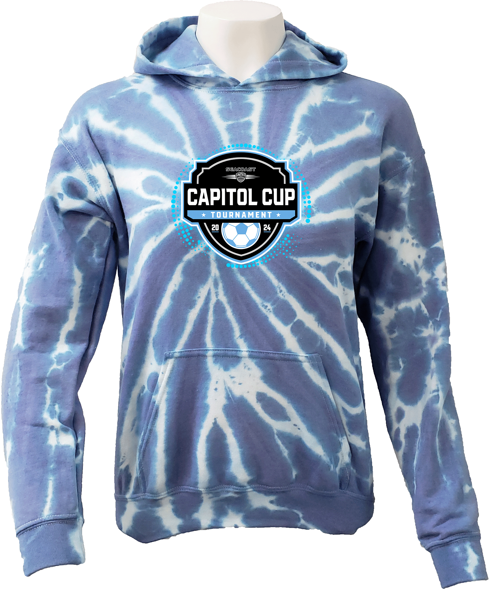 Tie-Dye Hoodies - 2024 Seacoast Capitol Cup Tournament