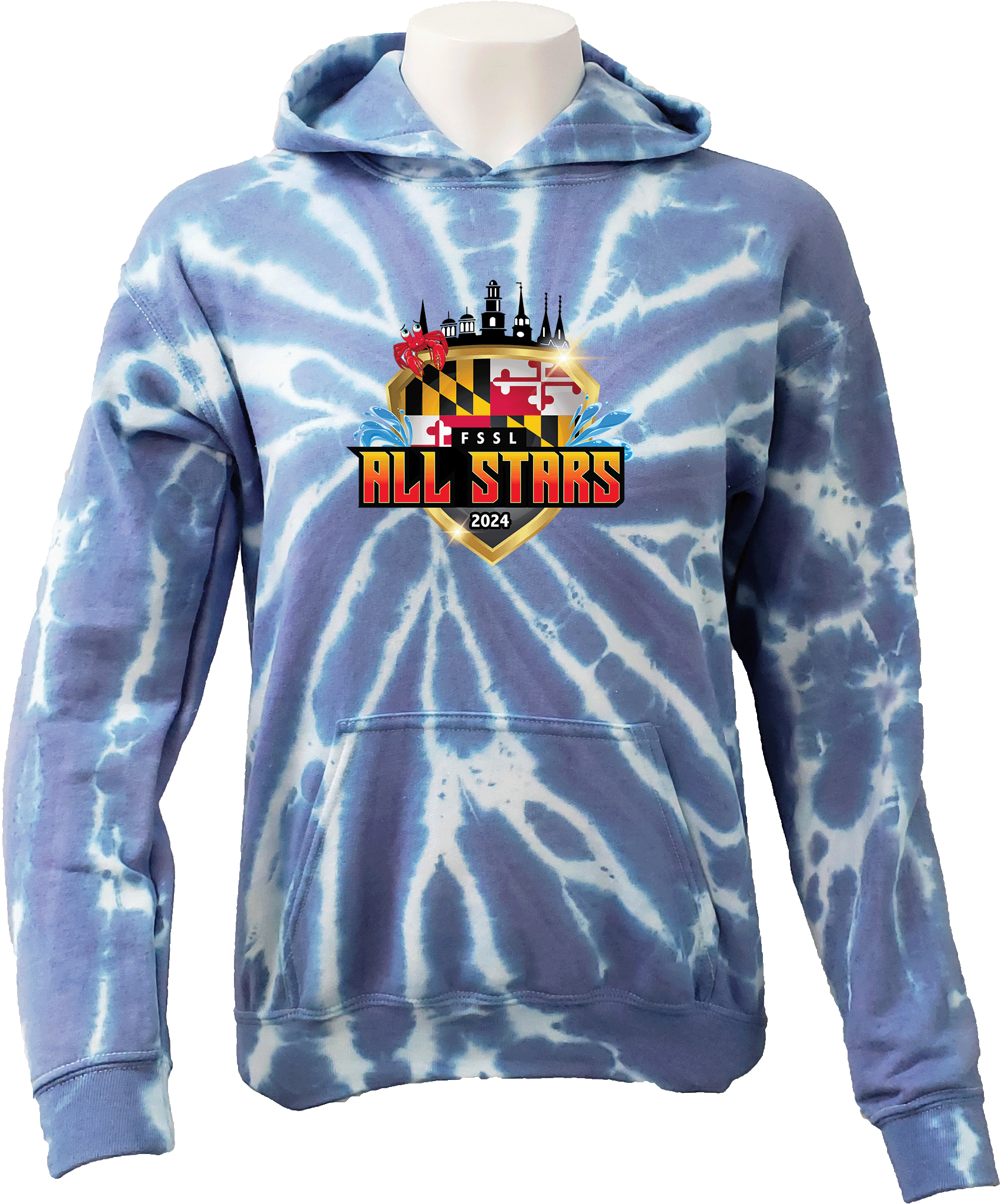 Tie-Dye Hoodies - 2024 FSSL All Stars Meet