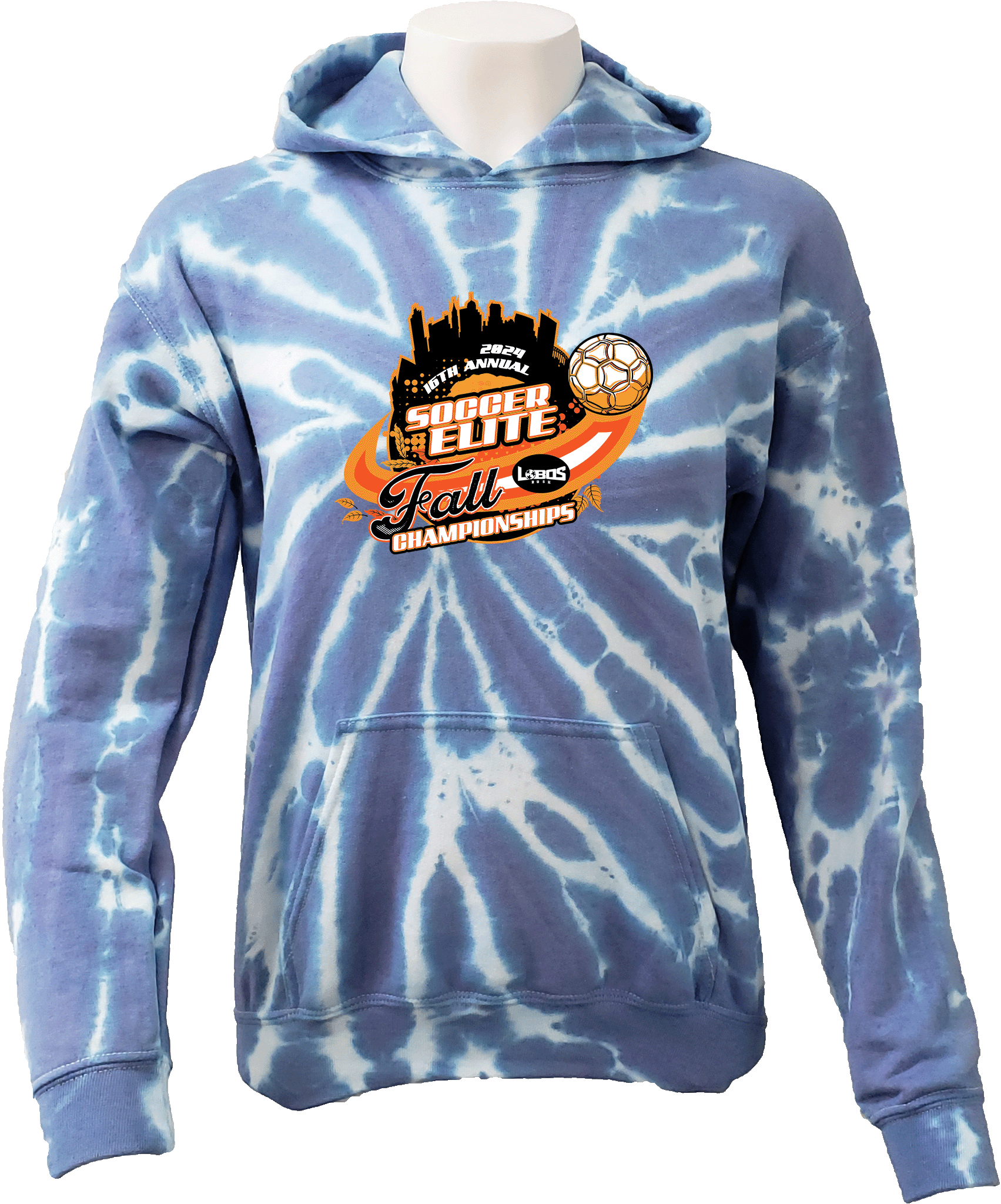 Tie-Dye Hoodies - 2024 16th Annual Soccer Elite Fall Championships