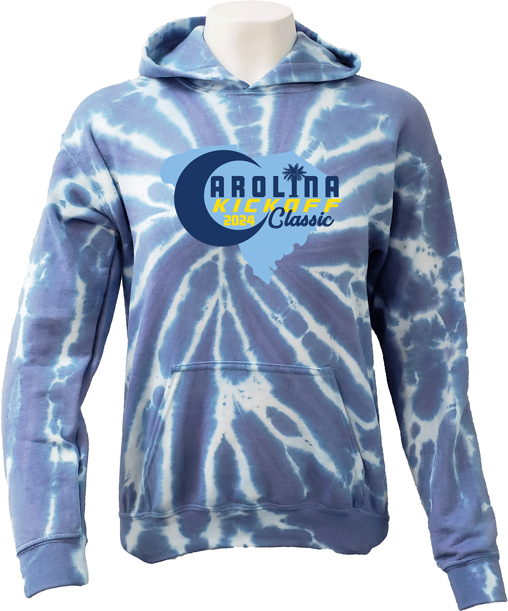 Tie-Dye Hoodies - 2024 Carolina Kickoff Classic