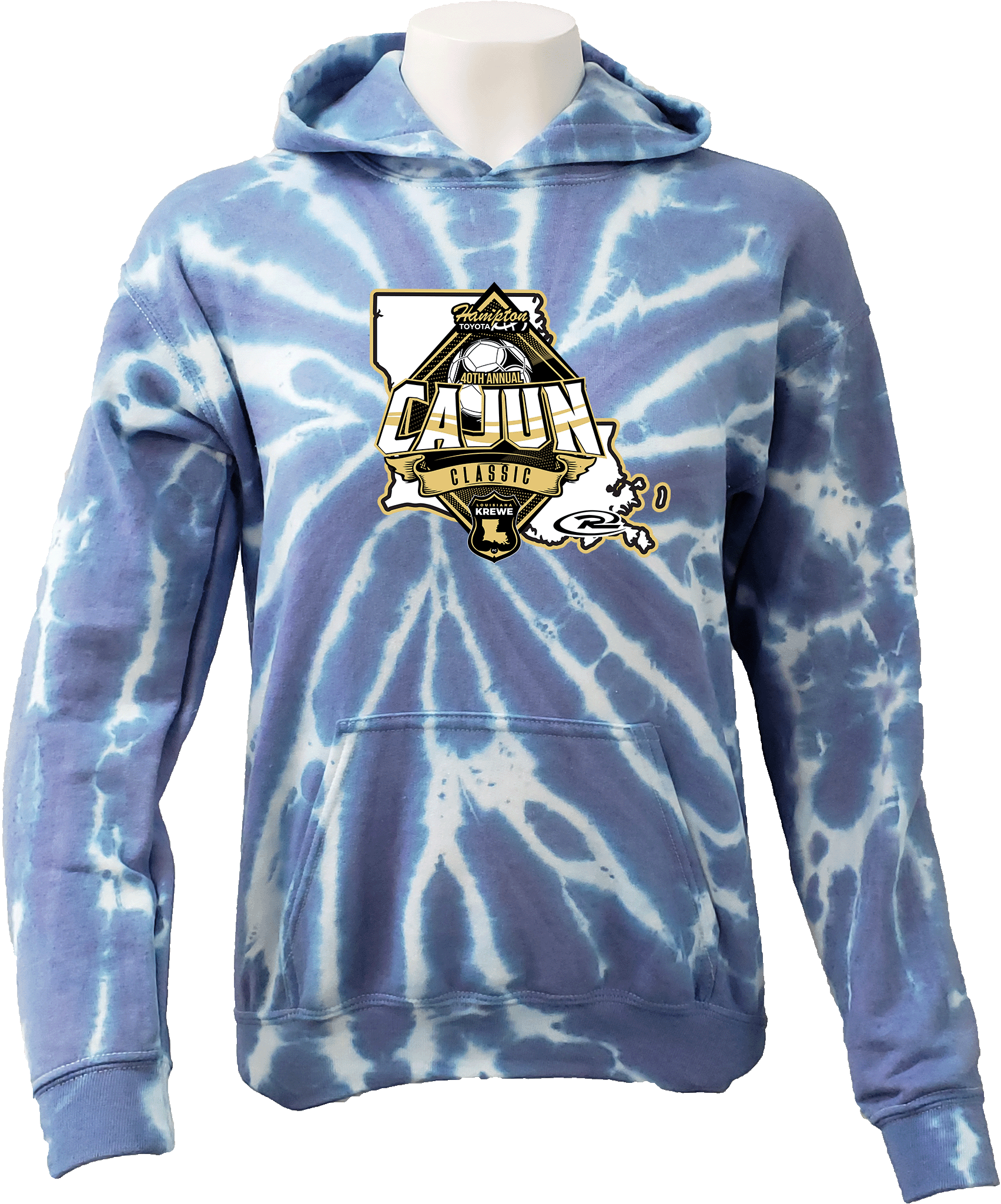 Tie-Dye Hoodies - 2024 40th Annual Cajun Classic