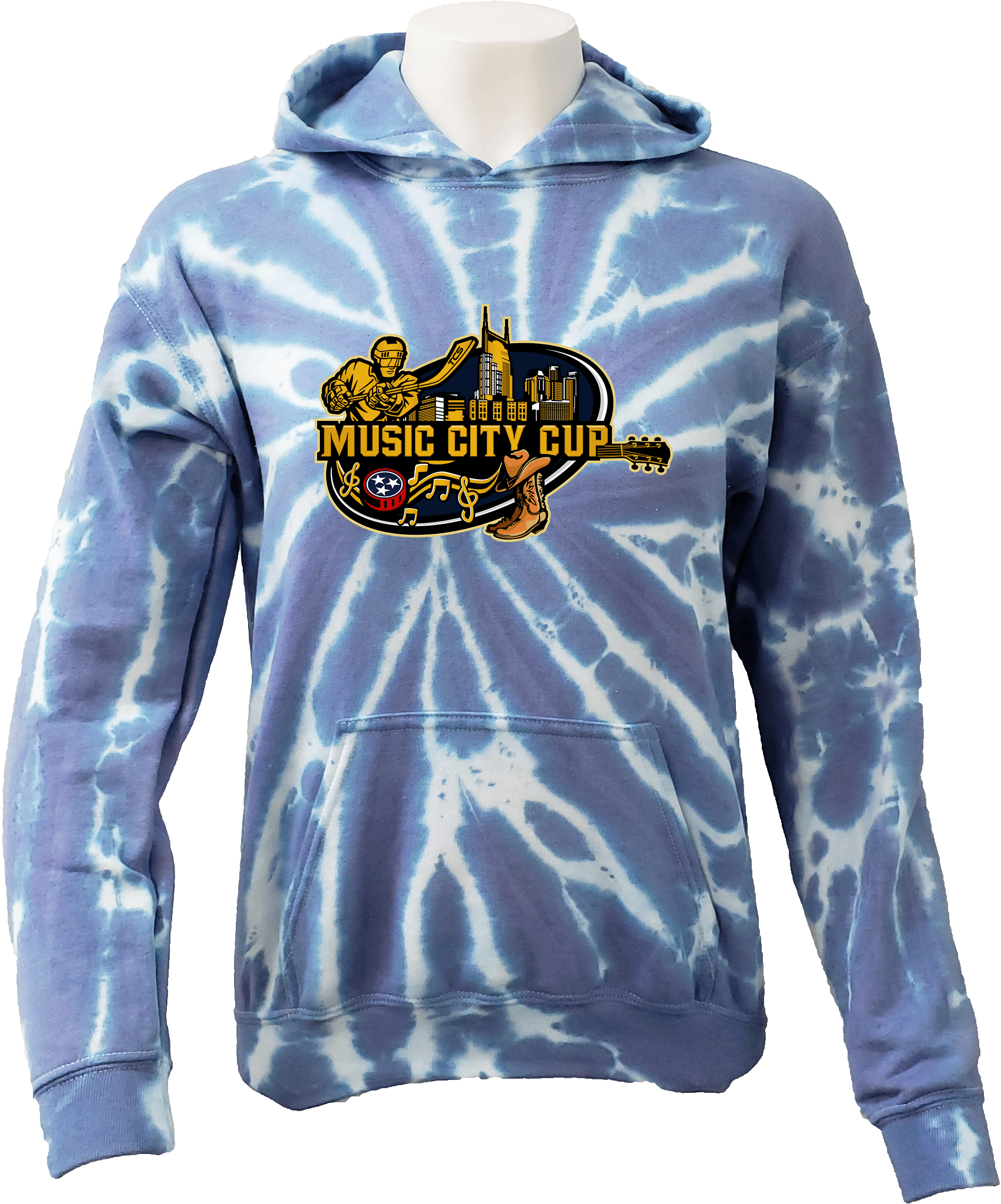 Tie-Dye Hoodies - 2024 Music City Cup