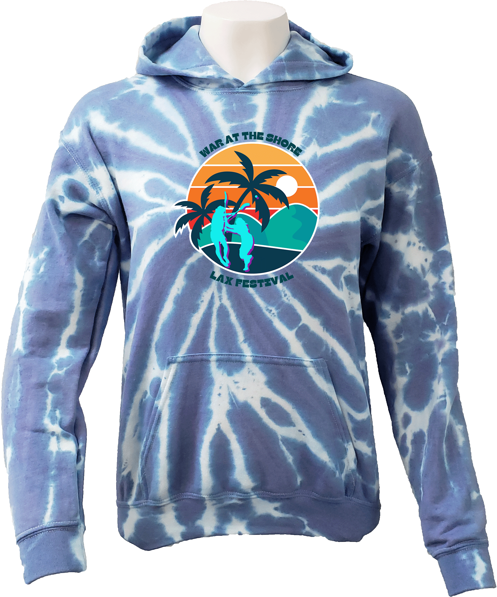 Tie-Dye Hoodies - 2024 War At The Shore